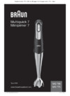 Braun mq 785 patisserie plus Инструкция по эксплуатации
