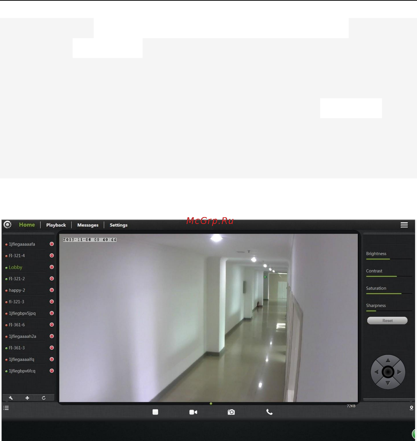 Netis SEC110 [10/44] Image settings and ptz control