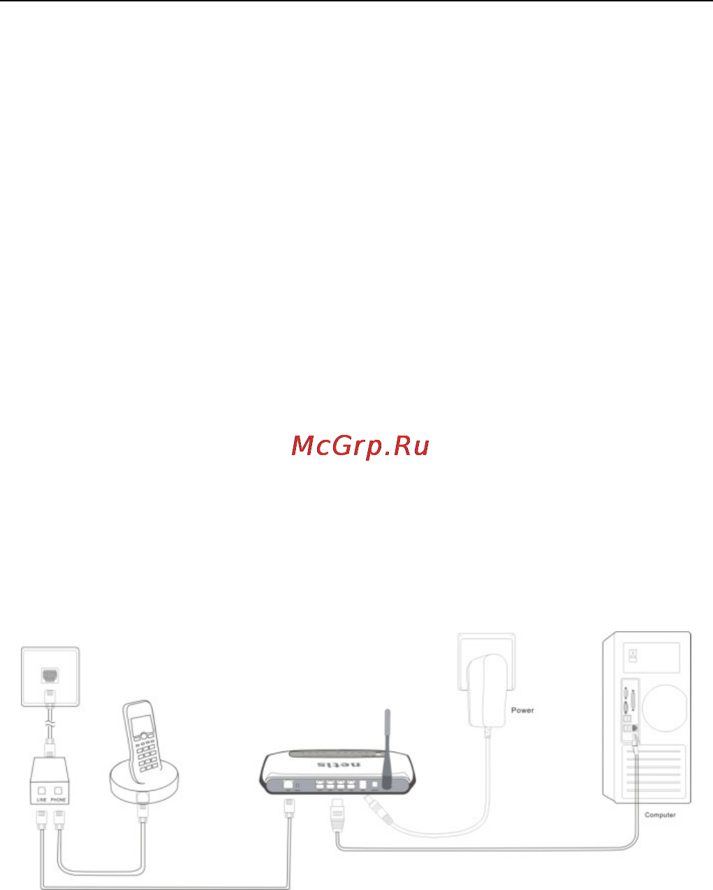 Netis DL4304 [2/12] Hardware installation