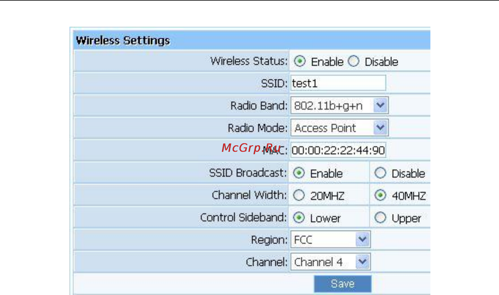 Netis WF-2404 WF-2404D [40/63] Wireless security
