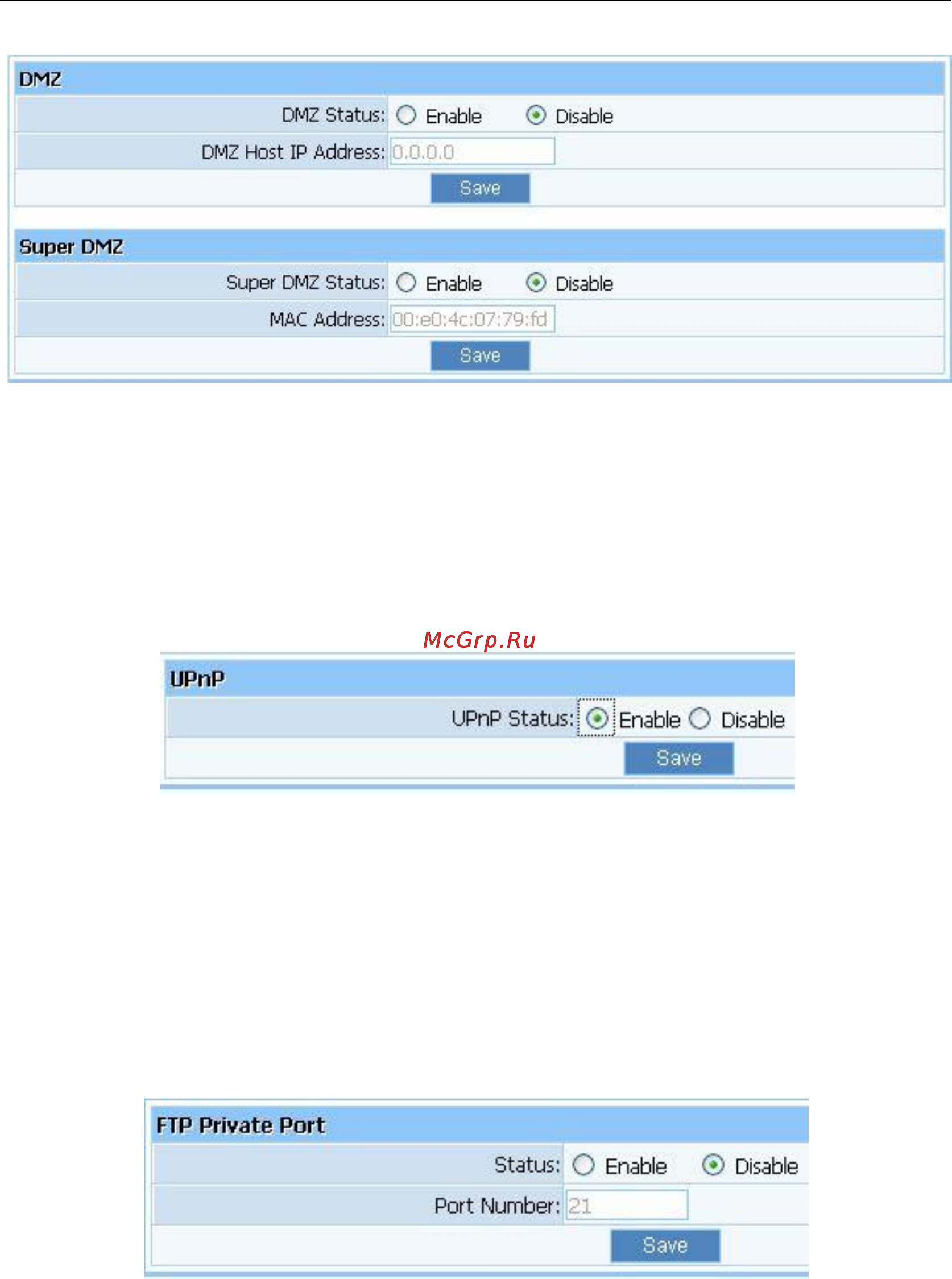 Netis WF-2404 WF-2404D [53/63] Ftp private port