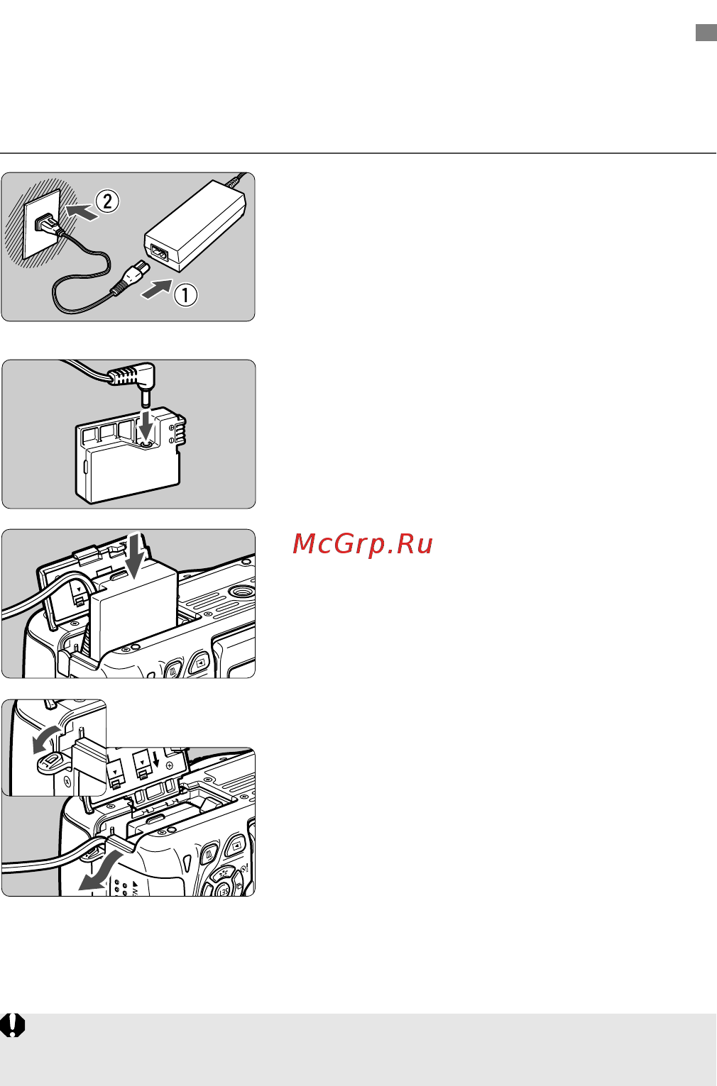 Canon eos 700d kit 18-135 is stm [306/388] Питание камеры от бытовой электросети