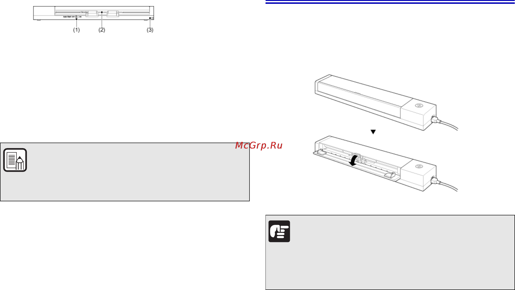 Canon imageformula p-208 [8/95] Примечание