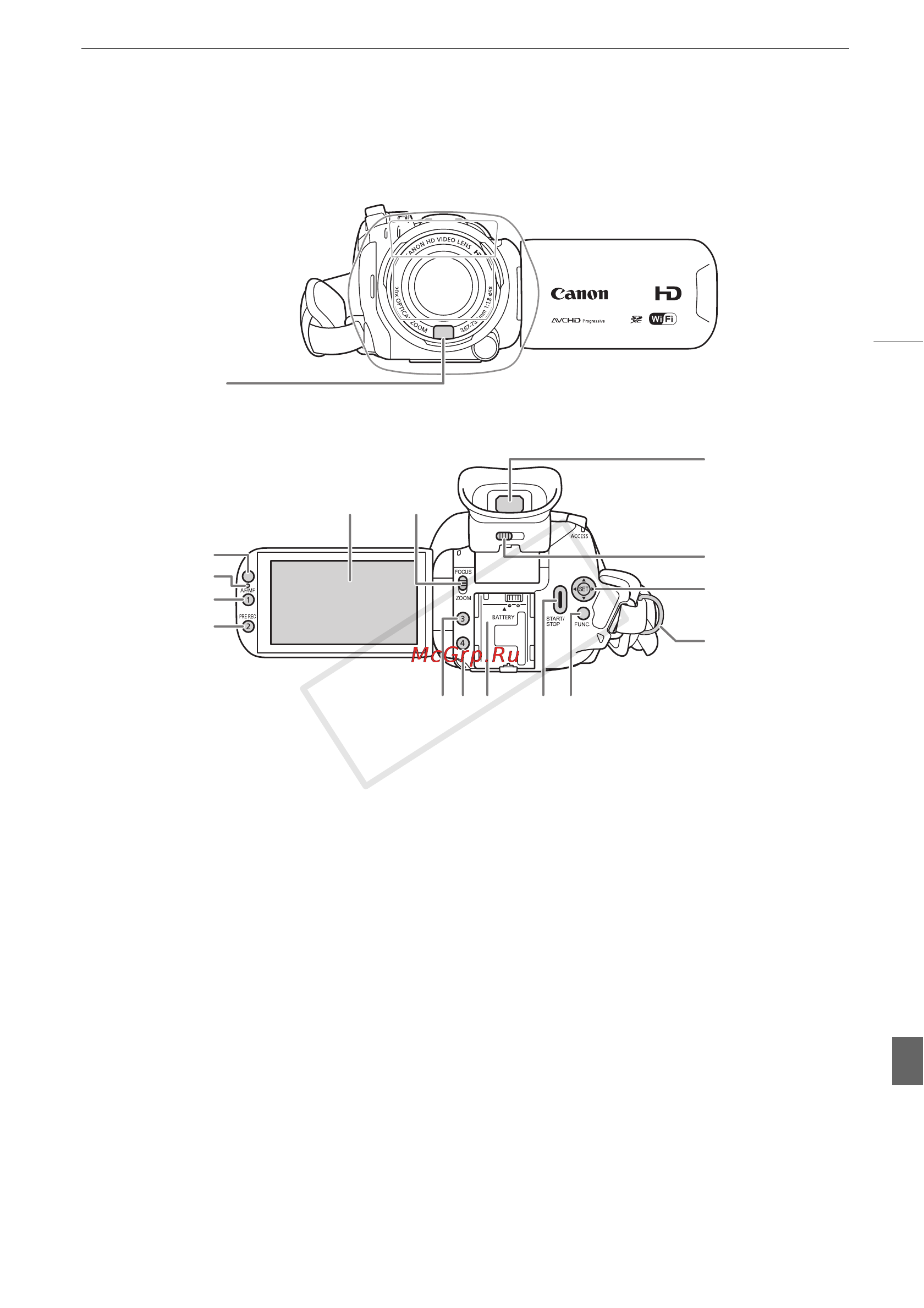 Canon xa20 Инструкция по эксплуатации онлайн [15/199] 151492