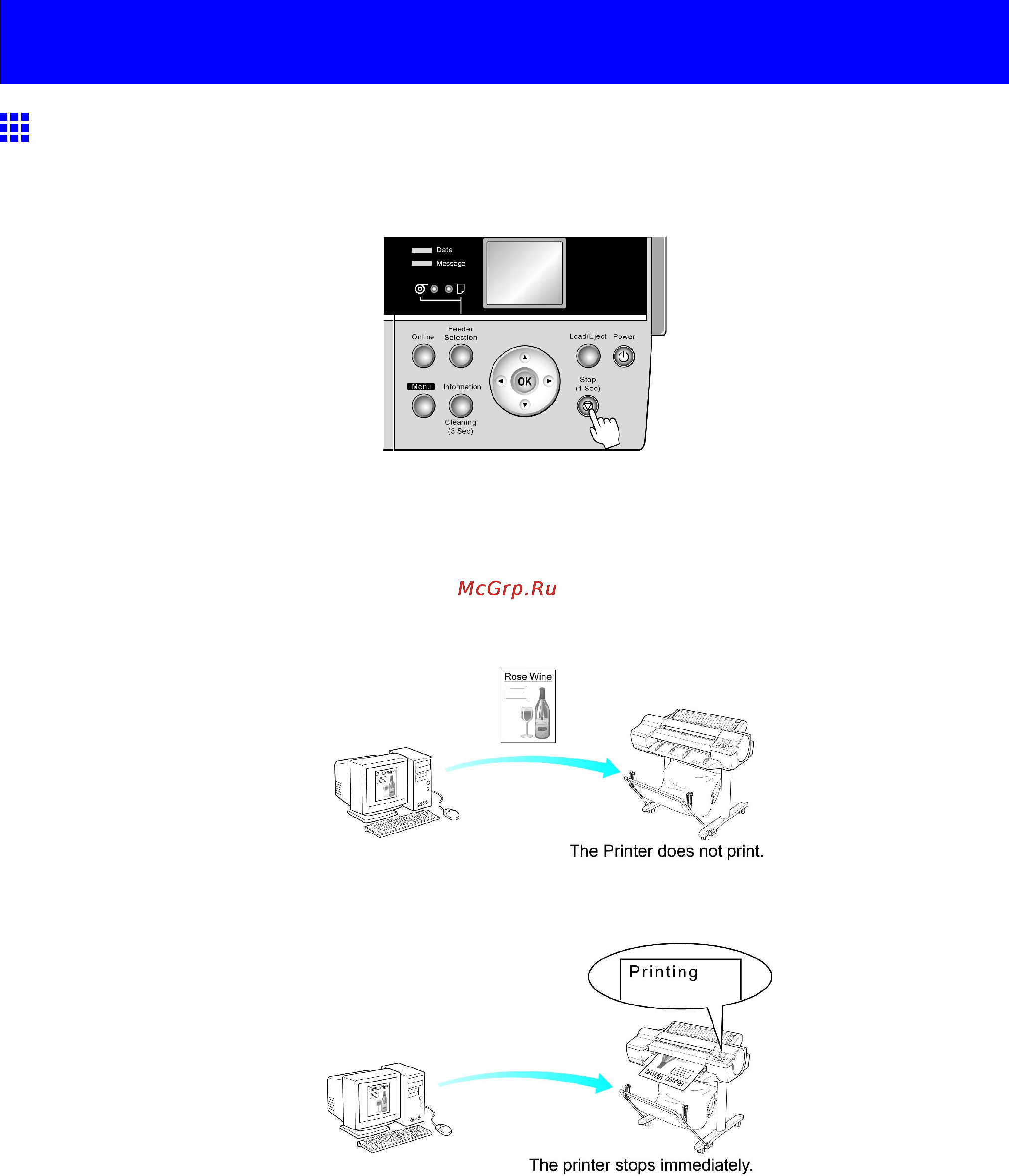 Canon imageprograf ipf605 [109/578] Canceling print jobs