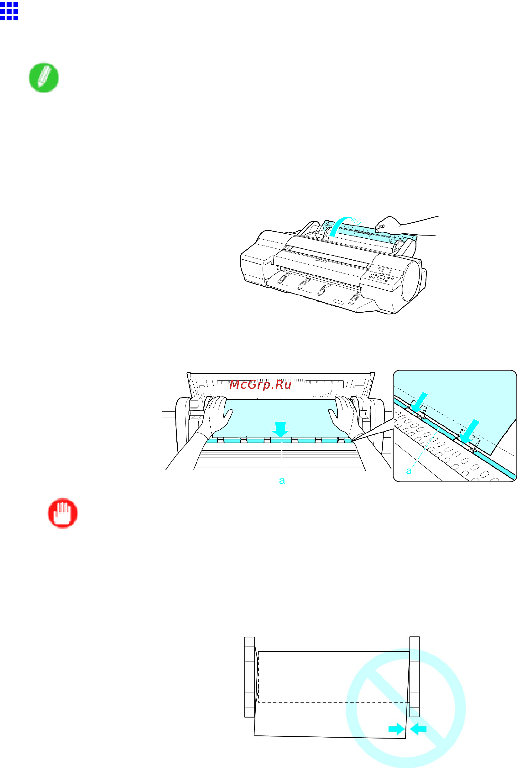 Canon imageprograf ipf605 [129/578] Loading rolls in the printer