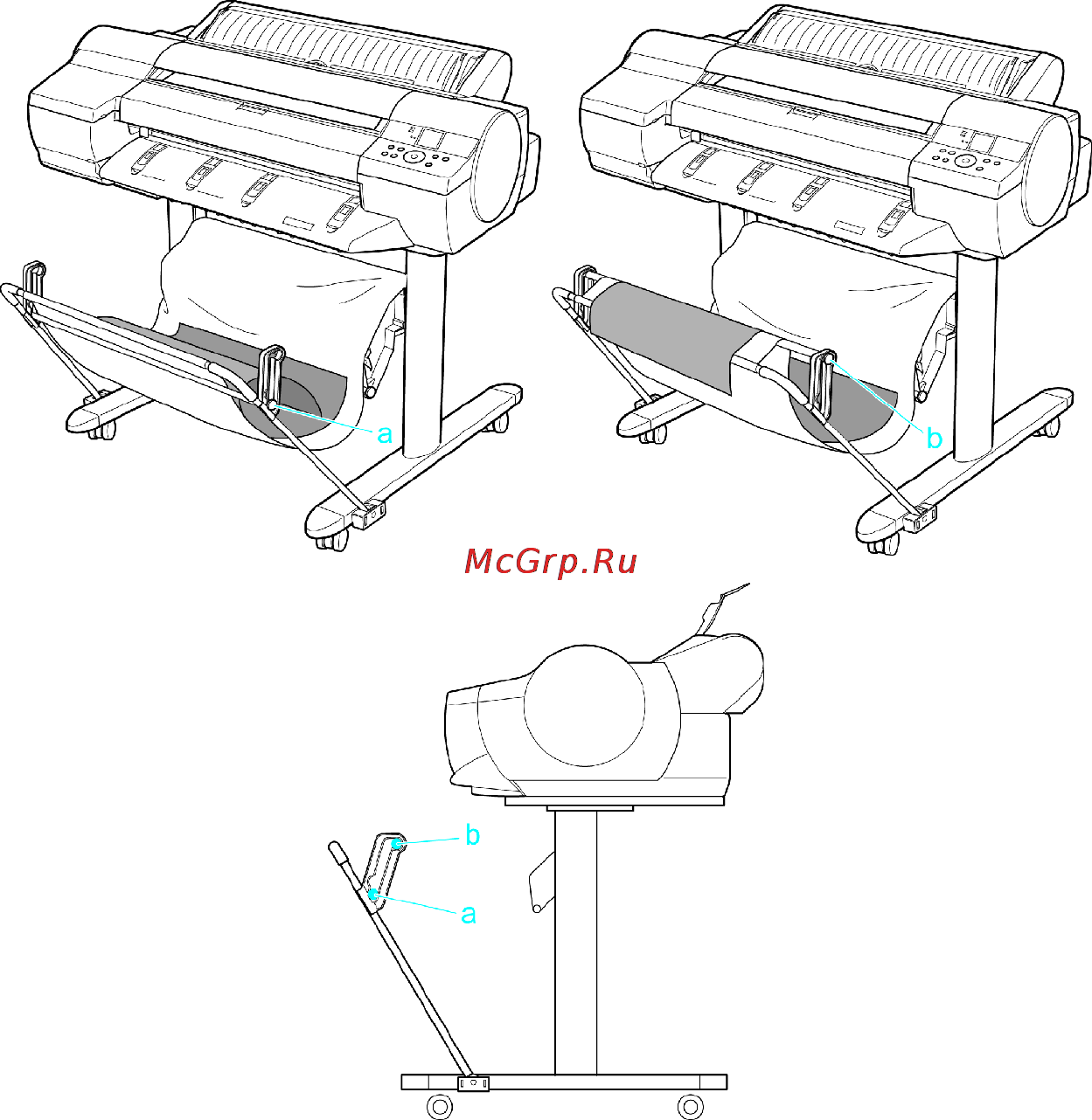 Canon imageprograf ipf605 [171/578] Output stacker