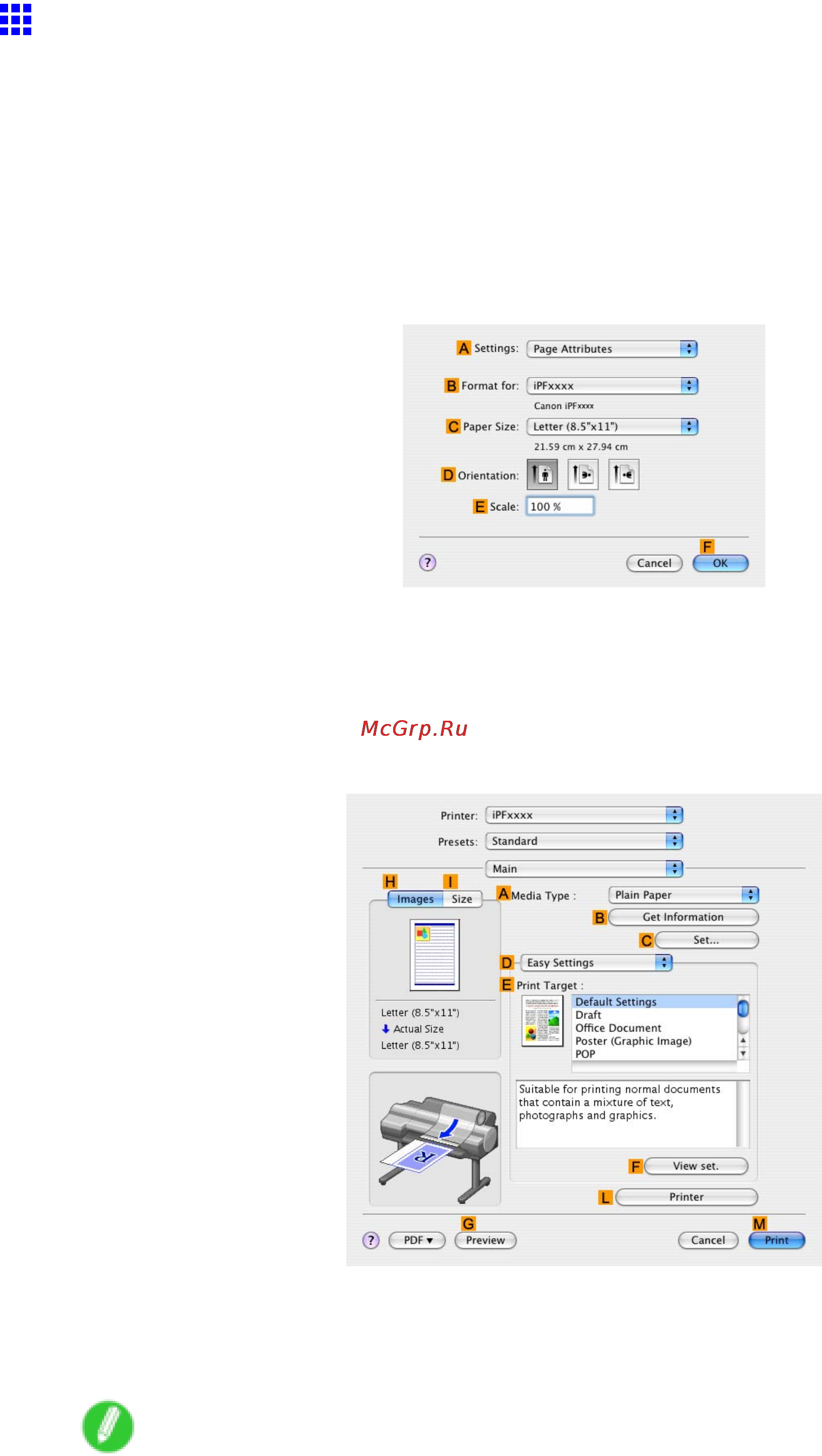 Canon imageprograf ipf605 [186/578] Printing line drawings and text mac os x