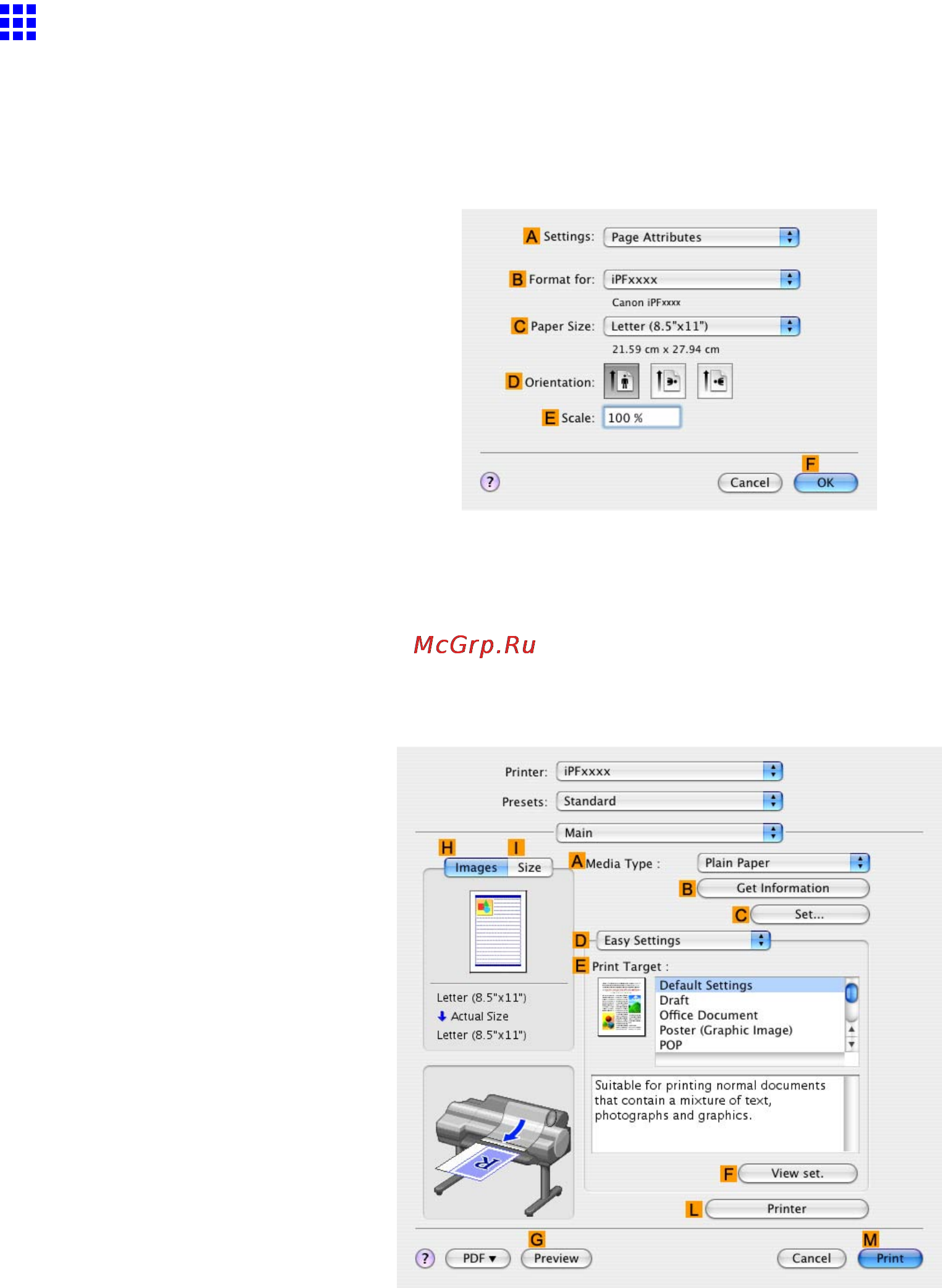Canon imageprograf ipf605 [204/578] Fine tuning colors of photos and images mac os x