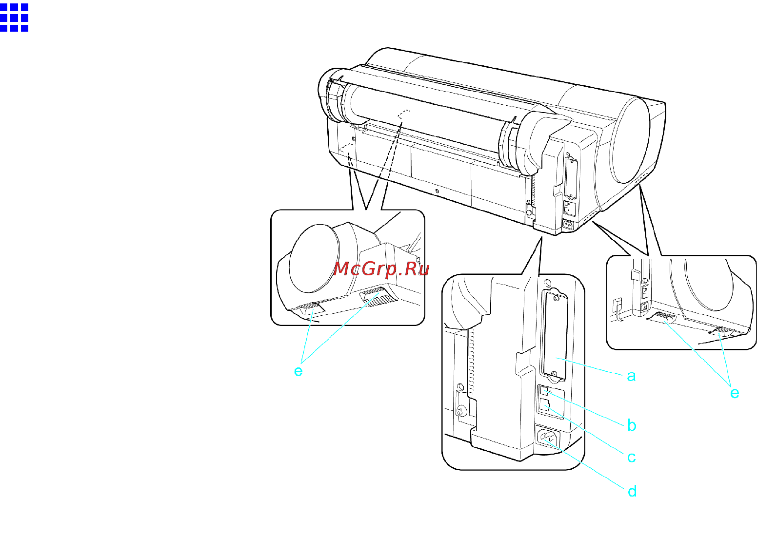 Canon imageprograf ipf605 [29/578] Printer parts