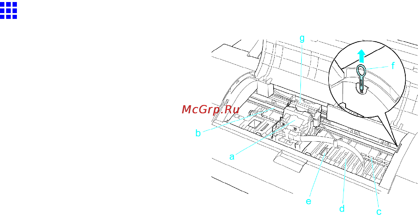 Canon imageprograf ipf605 [30/578] C paper retainer