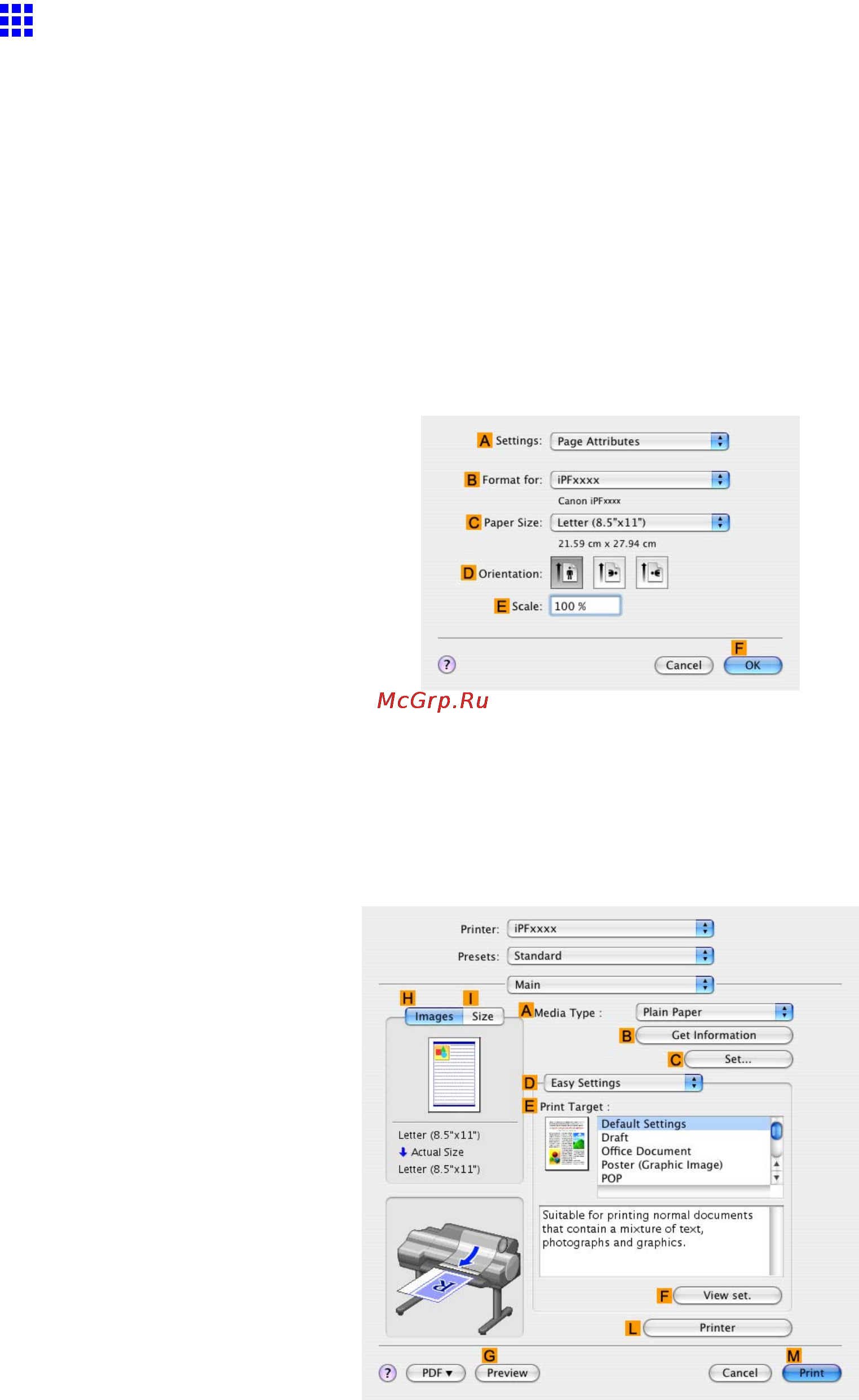 Canon imageprograf ipf605 [335/578] Conserving roll paper by printing originals without top and bottom margins mac os x