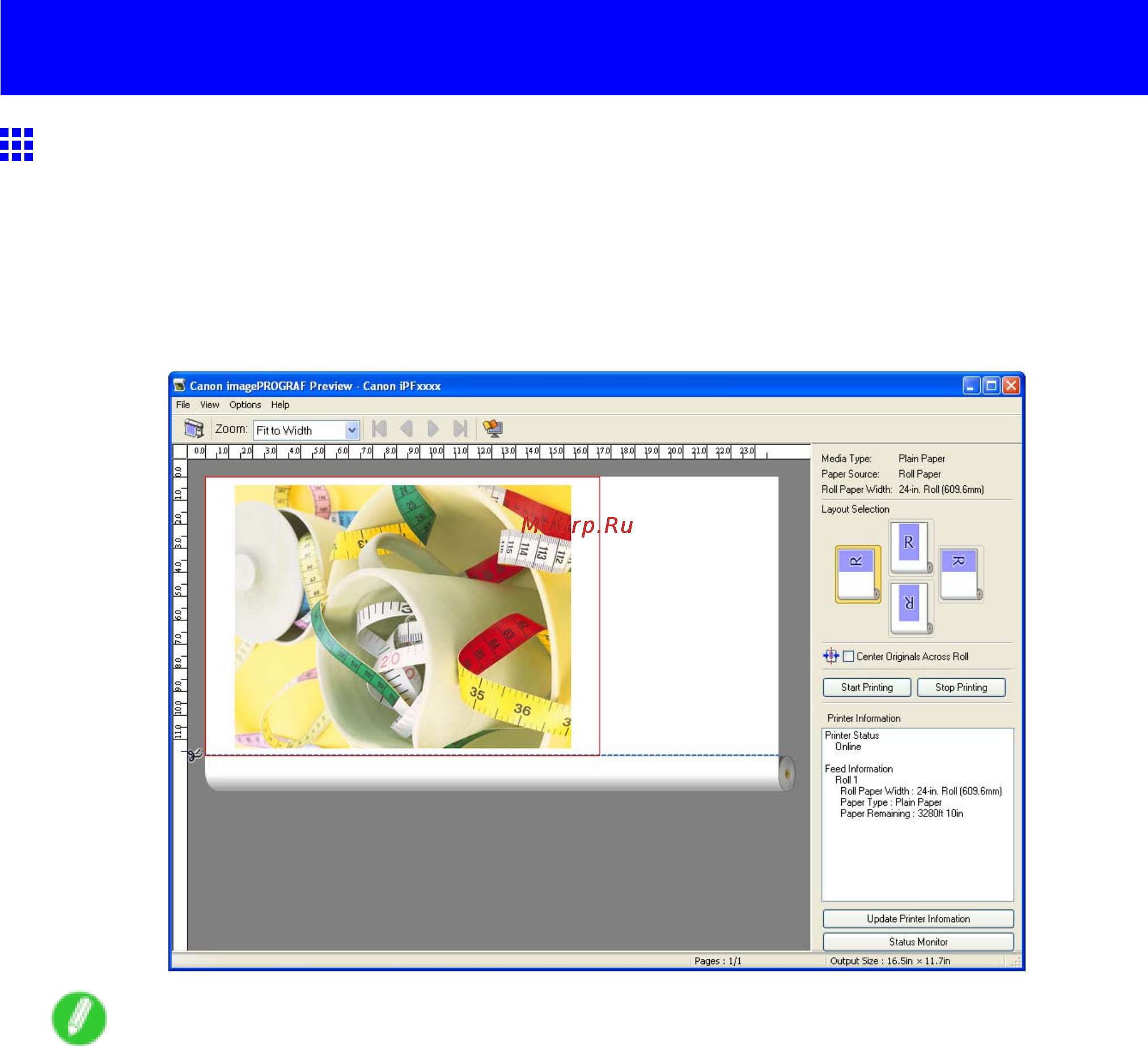 Canon imageprograf ipf605 [338/578] Checking images before printing