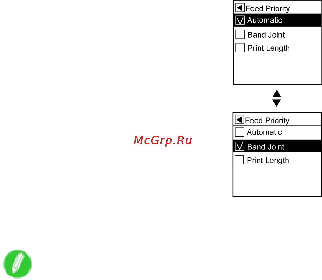 Canon imageprograf ipf605 [53/578] Specifying menu items