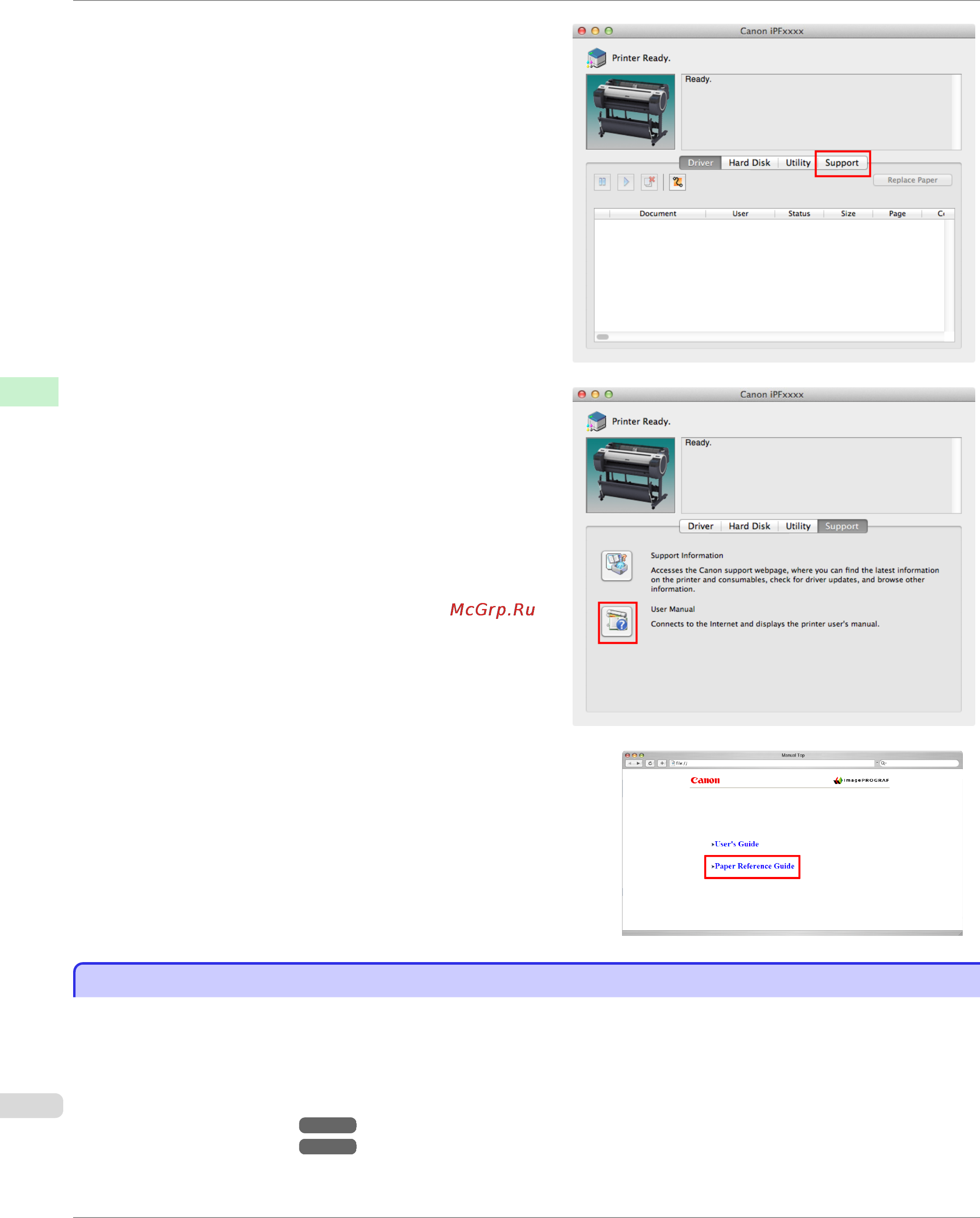 Canon imageprograf ipf785 [368/700] Updating paper information