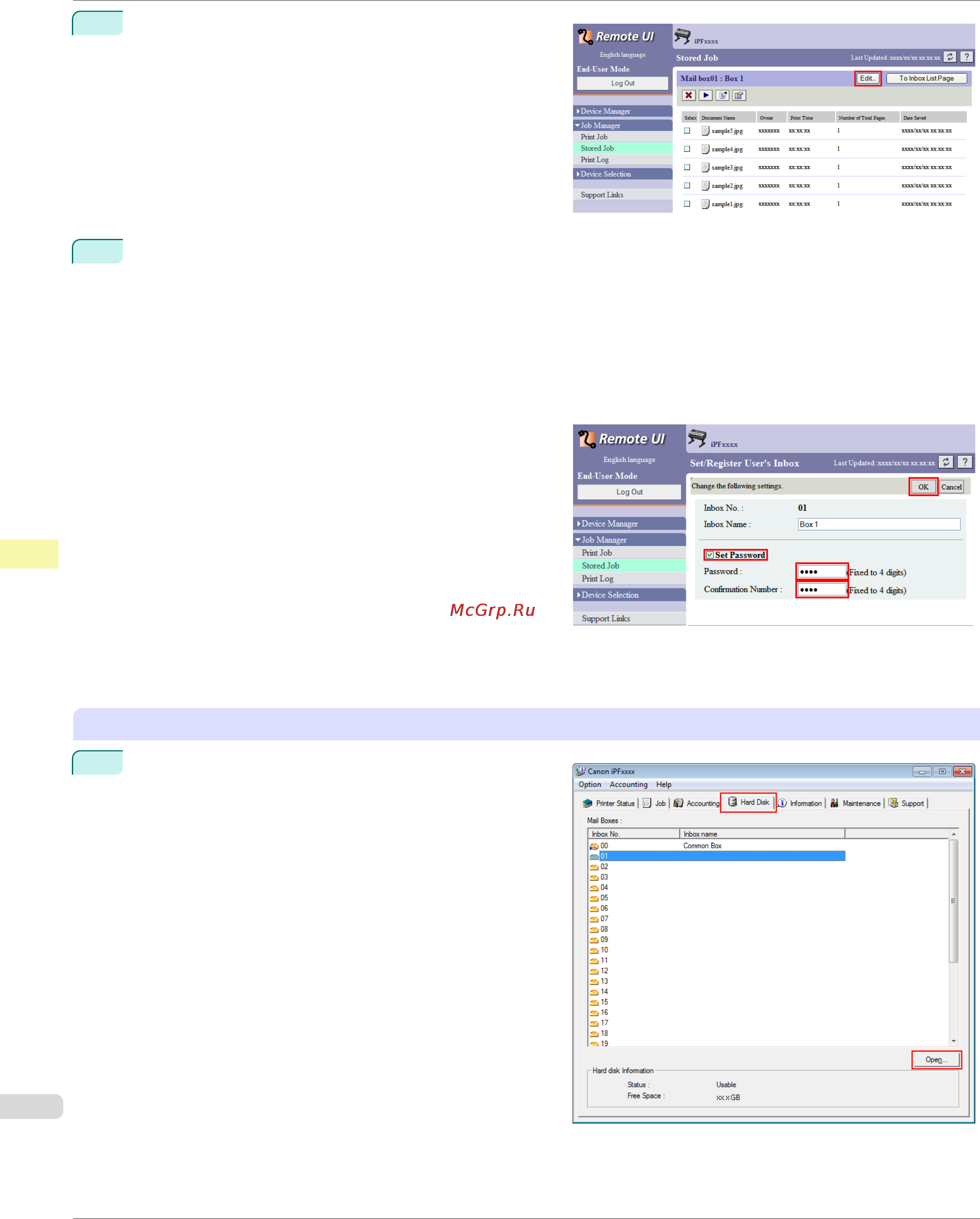 Canon imageprograf ipf785 [554/700] Using imageprograf status monitor windows