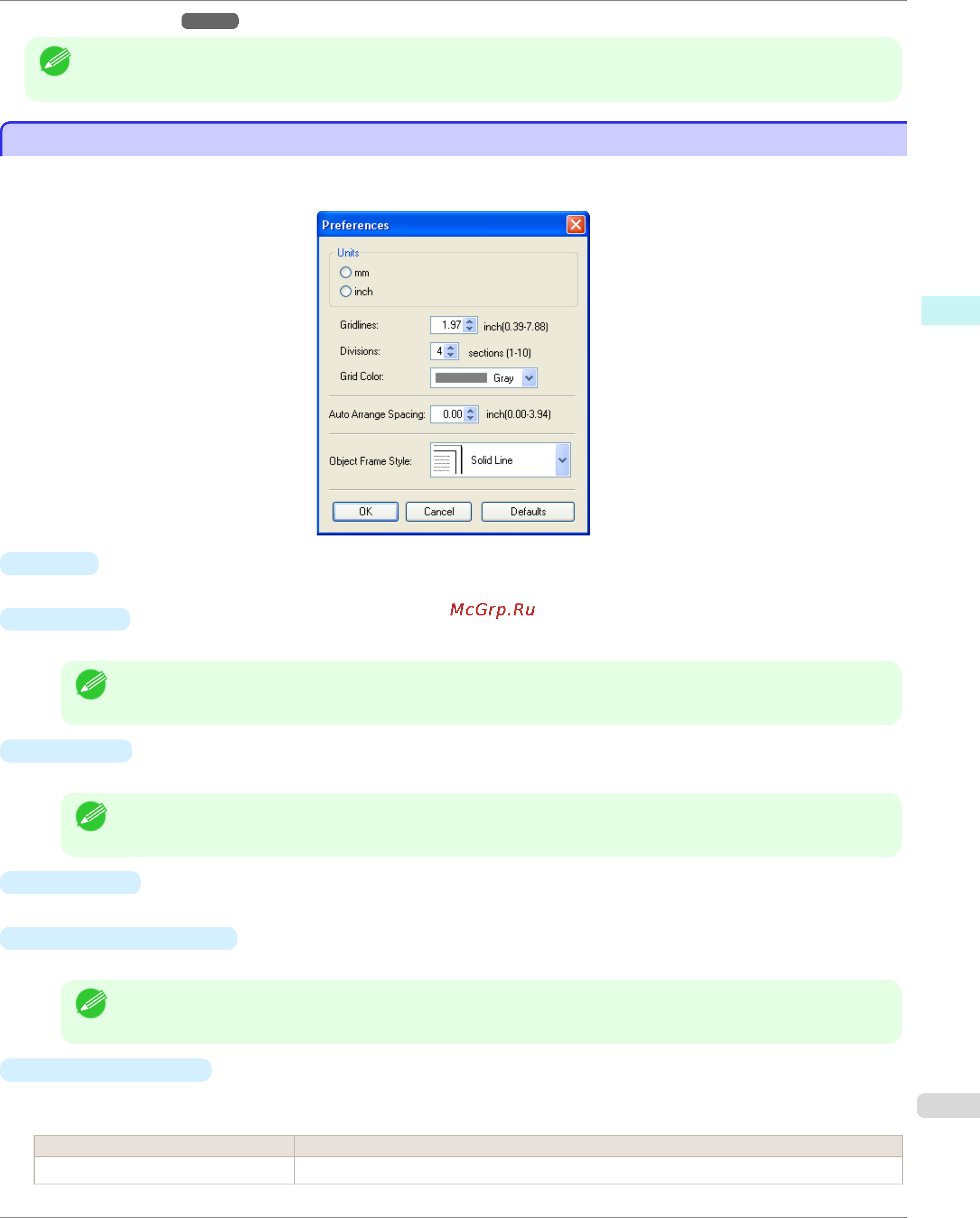 Canon imageprograf ipf780 [205/648] Preferences dialog box preferences dialog box