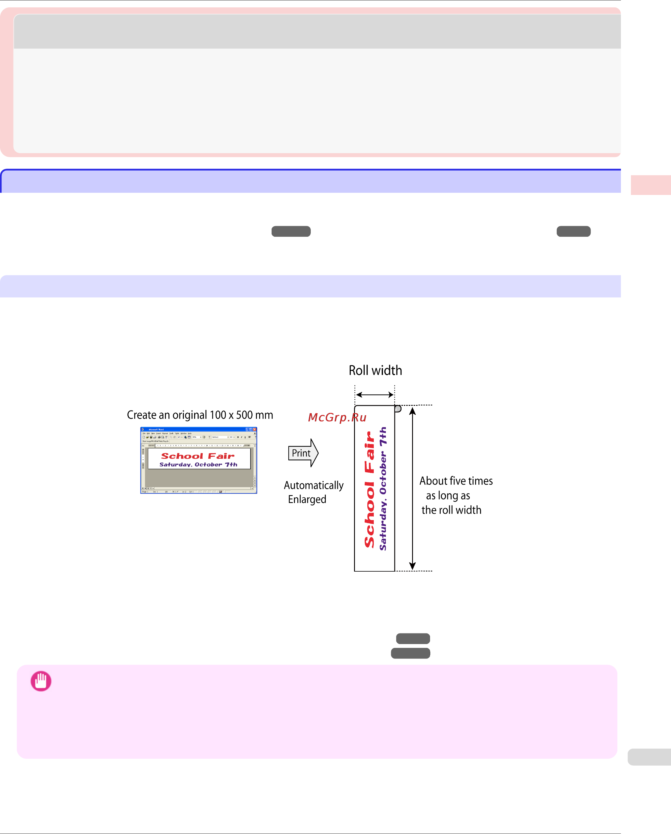 Canon imageprograf ipf780 [97/648] Printing vertical or horizontal banners large format printing