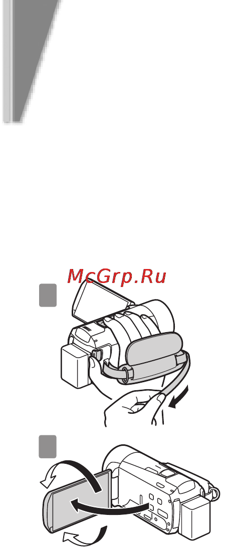 Canon legria hf m56 black [16/41] Основные подготовительные операции
