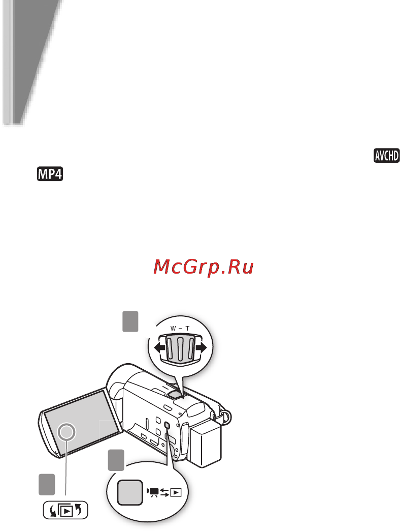 Canon legria hf m56 black [28/41] Воспроизведение видеофильмов и просмотр фотографий