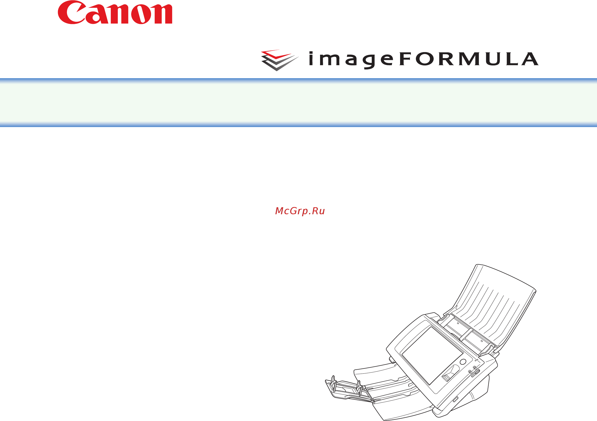 Canon scanfront 330 Инструкция по эксплуатации онлайн
