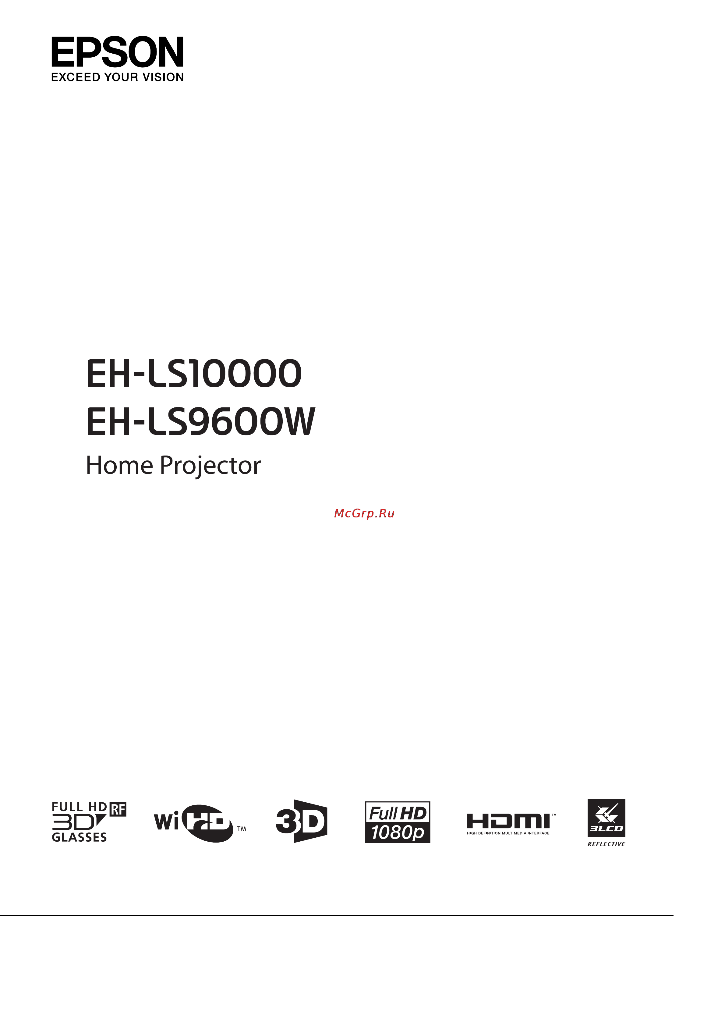 Epson EH-LS10000 Руководство по эксплуатации онлайн