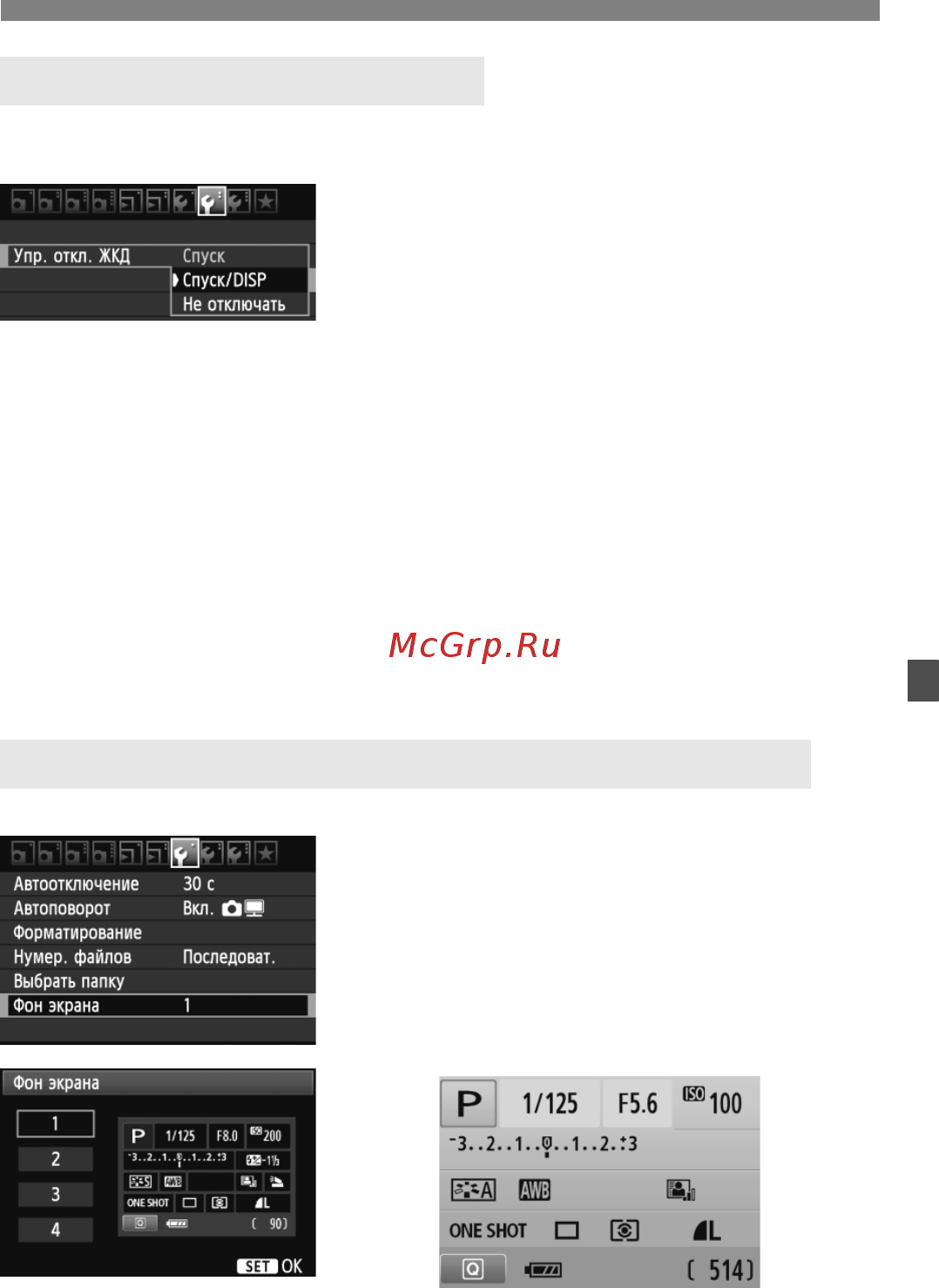 Canon EOS 600D Kit EF-S 18-135mm IS Black [179/328] Вкл выкл жк дисплея