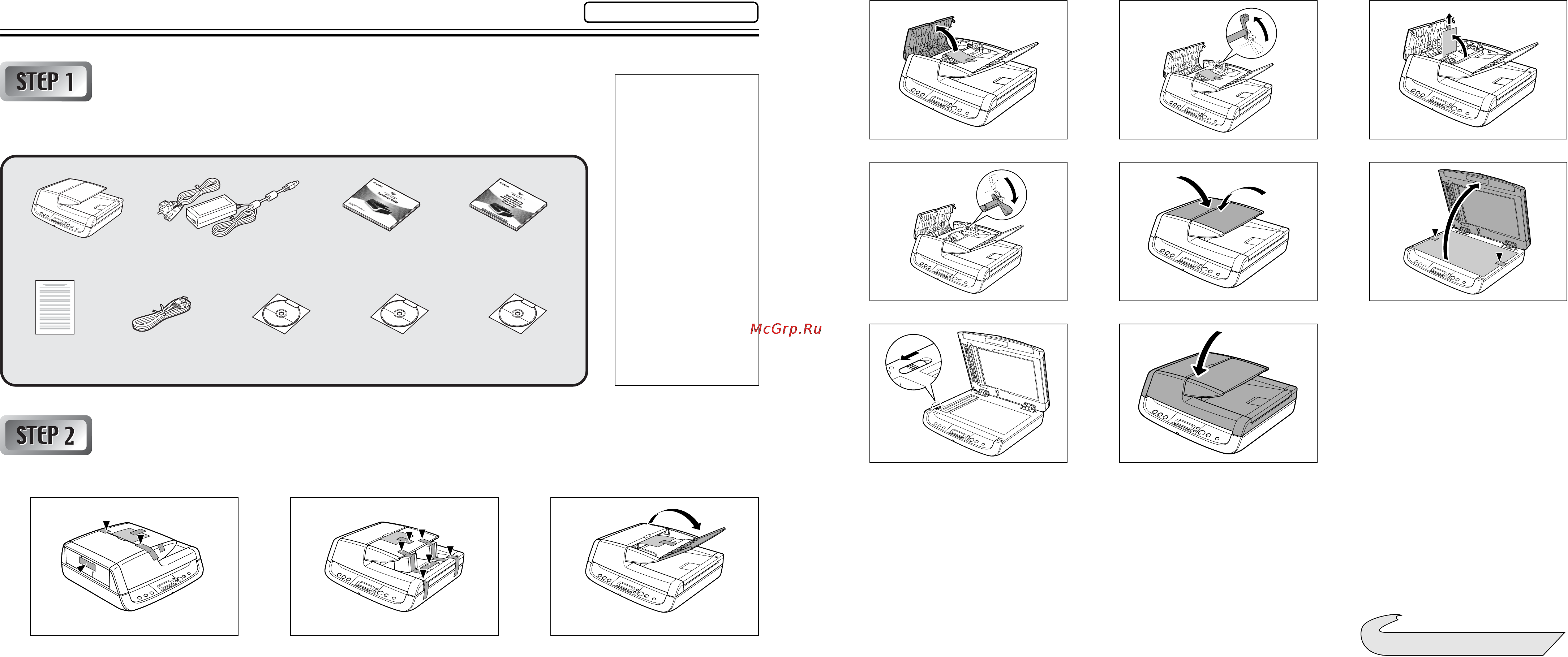 Canon DR-2020U [3/40] Setup guide