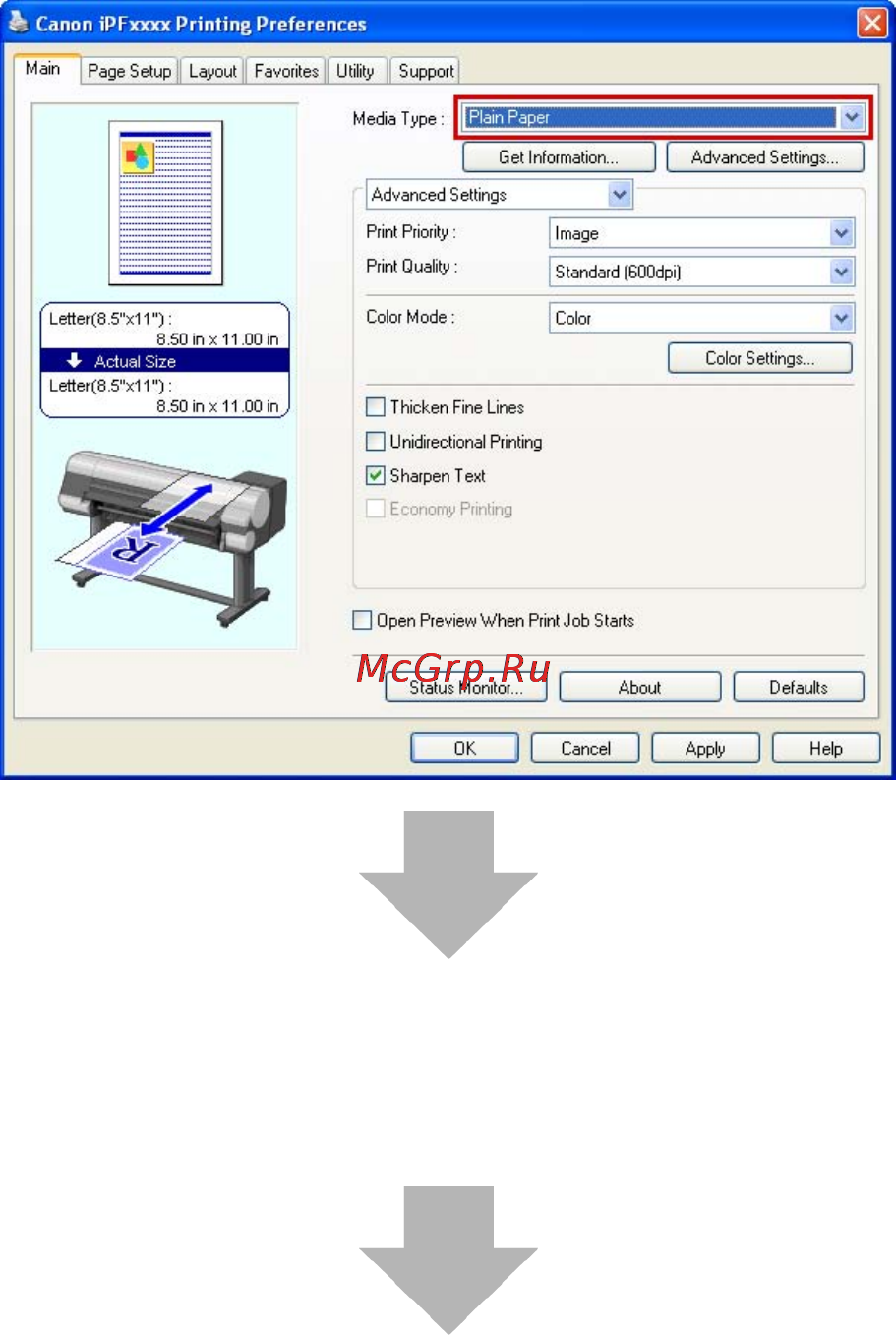 Canon imagePROGRAF iPF810 Инструкция по эксплуатации онлайн [127/710] 151565
