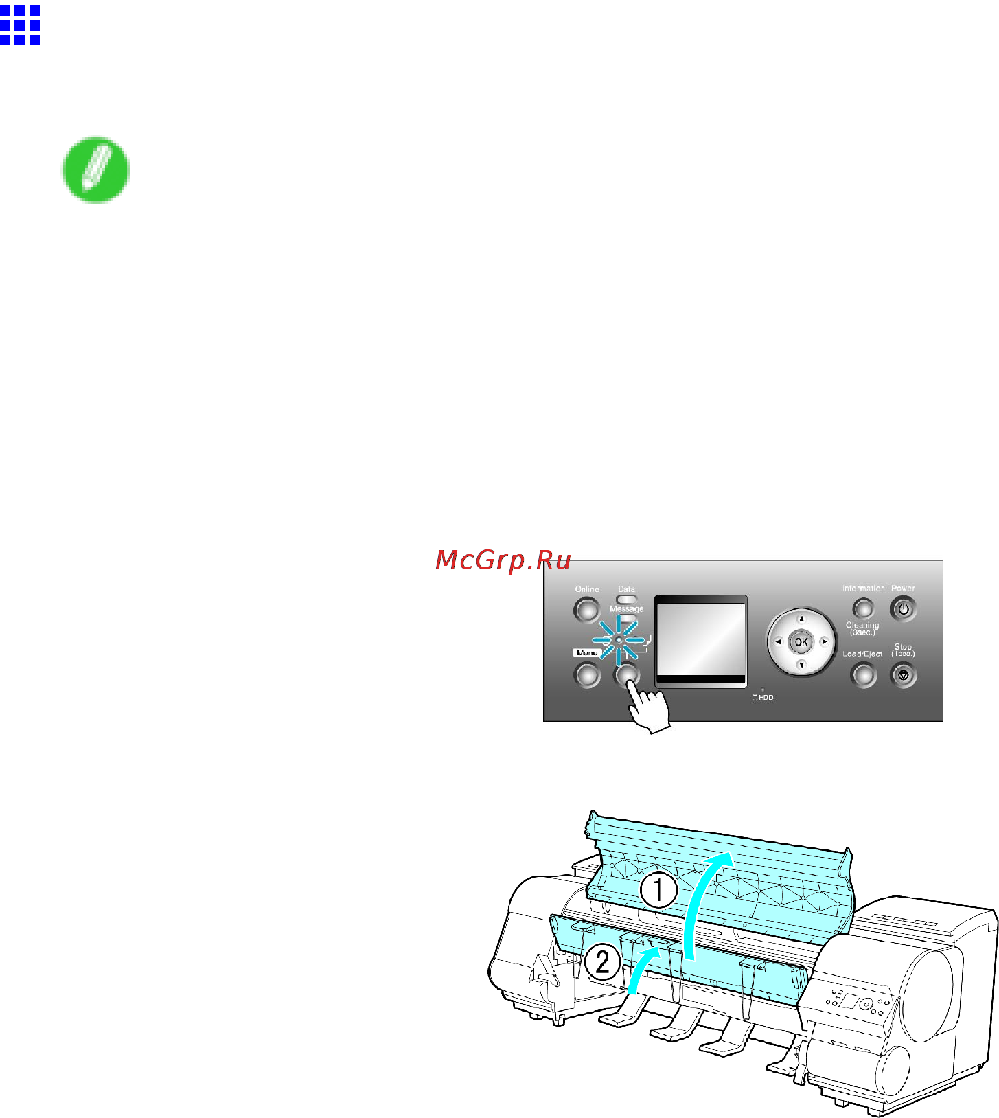 Canon imagePROGRAF iPF810 [153/710] Loading rolls in the printer