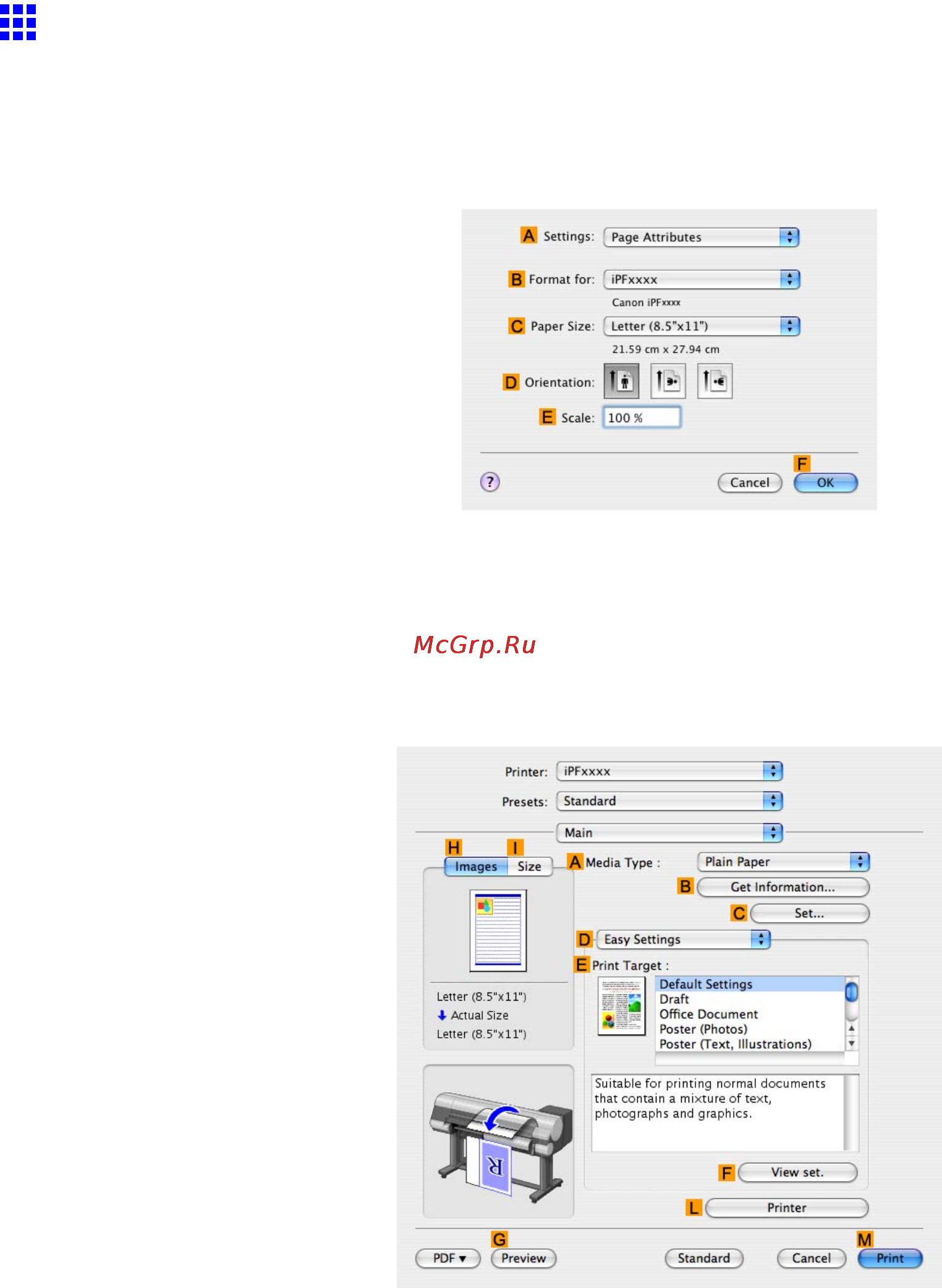 Canon imagePROGRAF iPF810 [233/710] Fine tuning colors of photos and images mac os x
