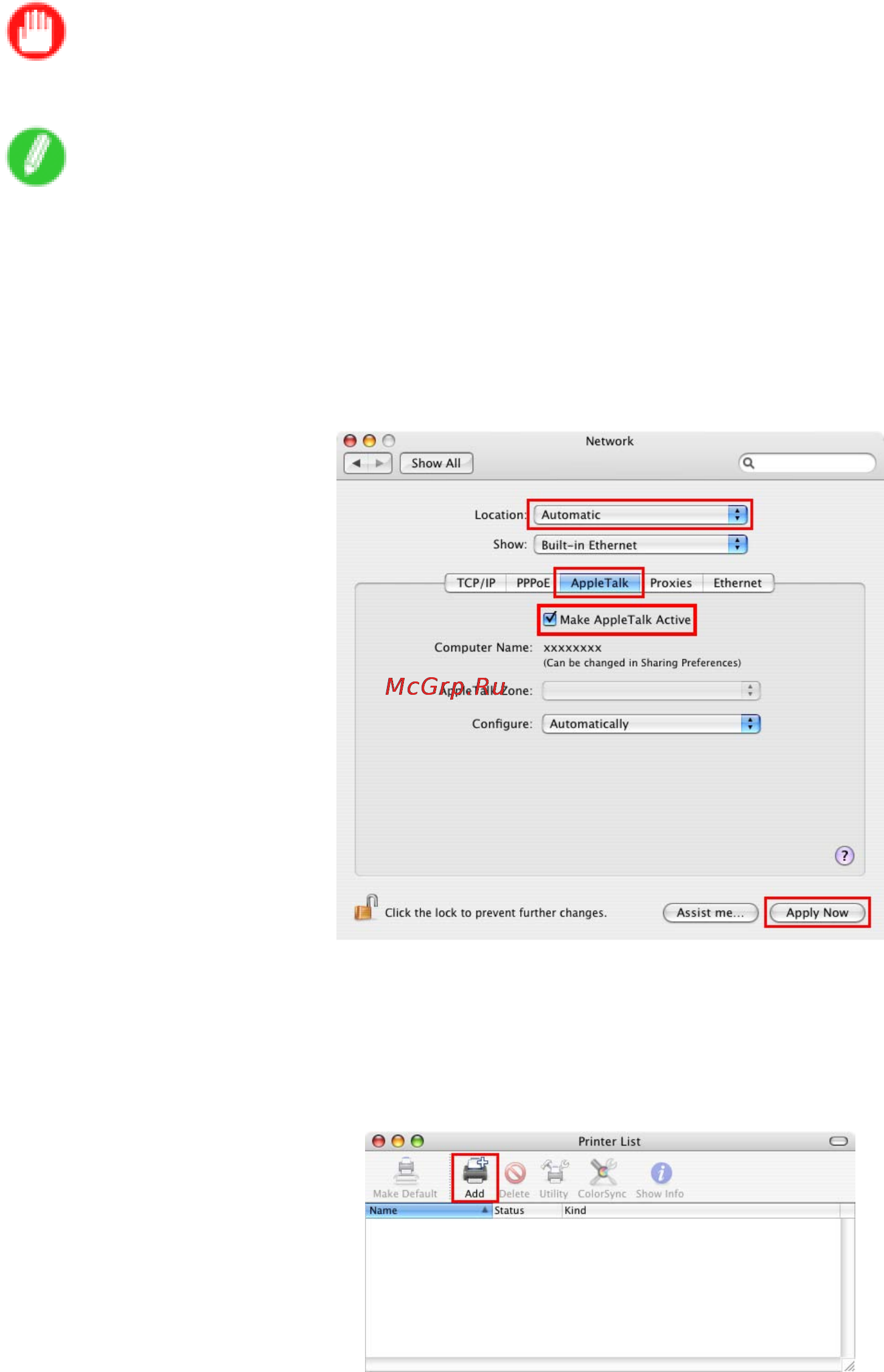Canon imagePROGRAF iPF810 [498/710] Con guring the destination mac os x