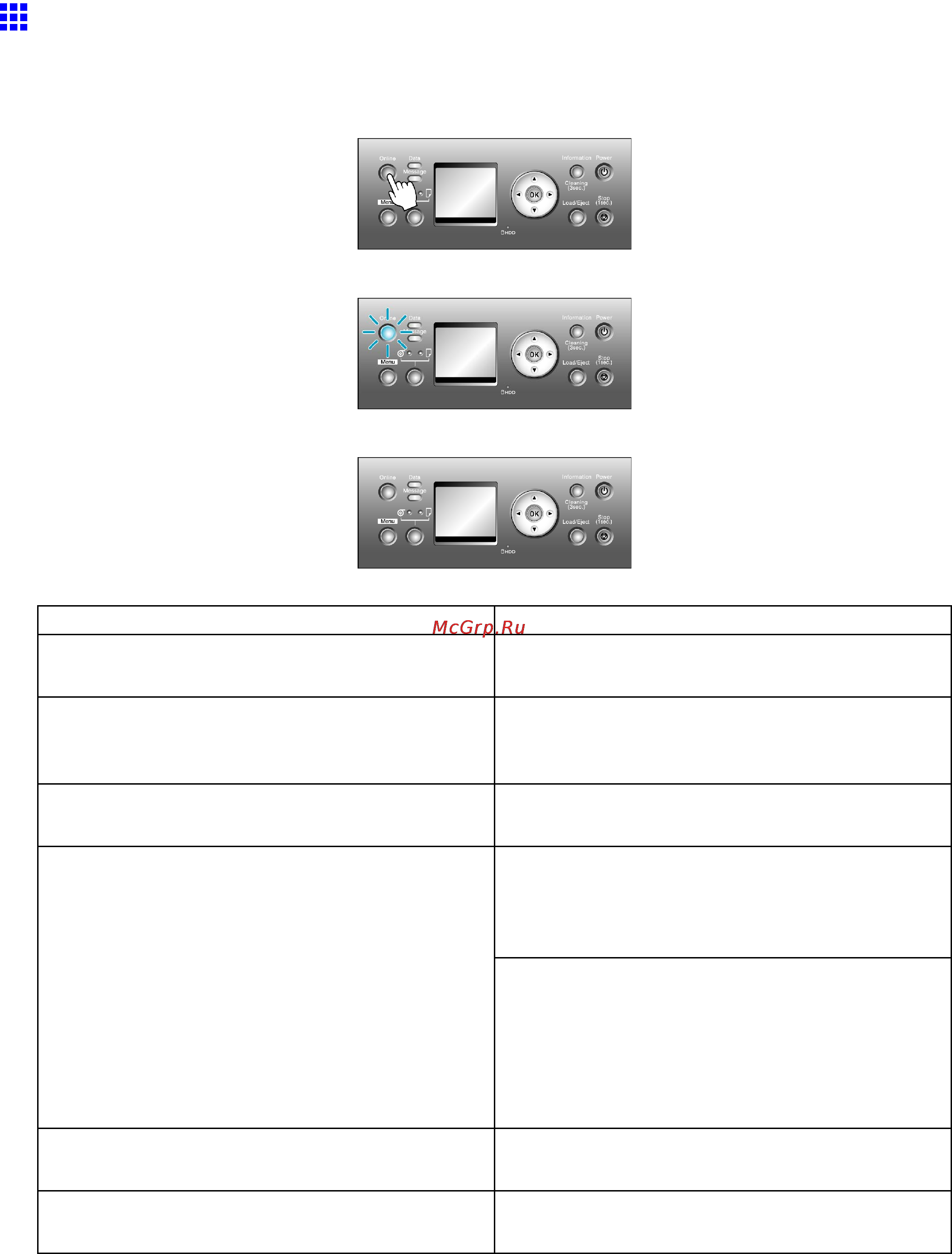 Canon imagePROGRAF iPF810 [50/710] Switching modes