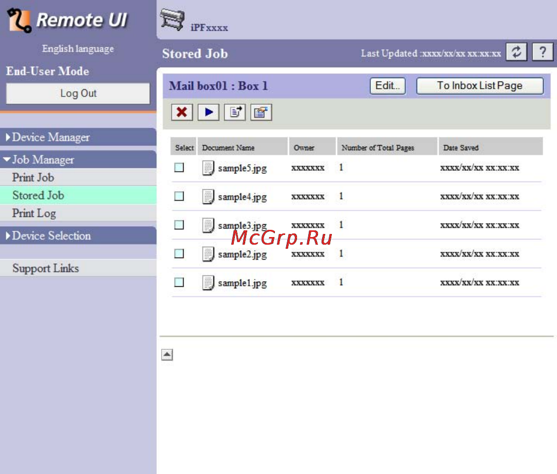 Canon imagePROGRAF iPF810 [529/710] Hard disk