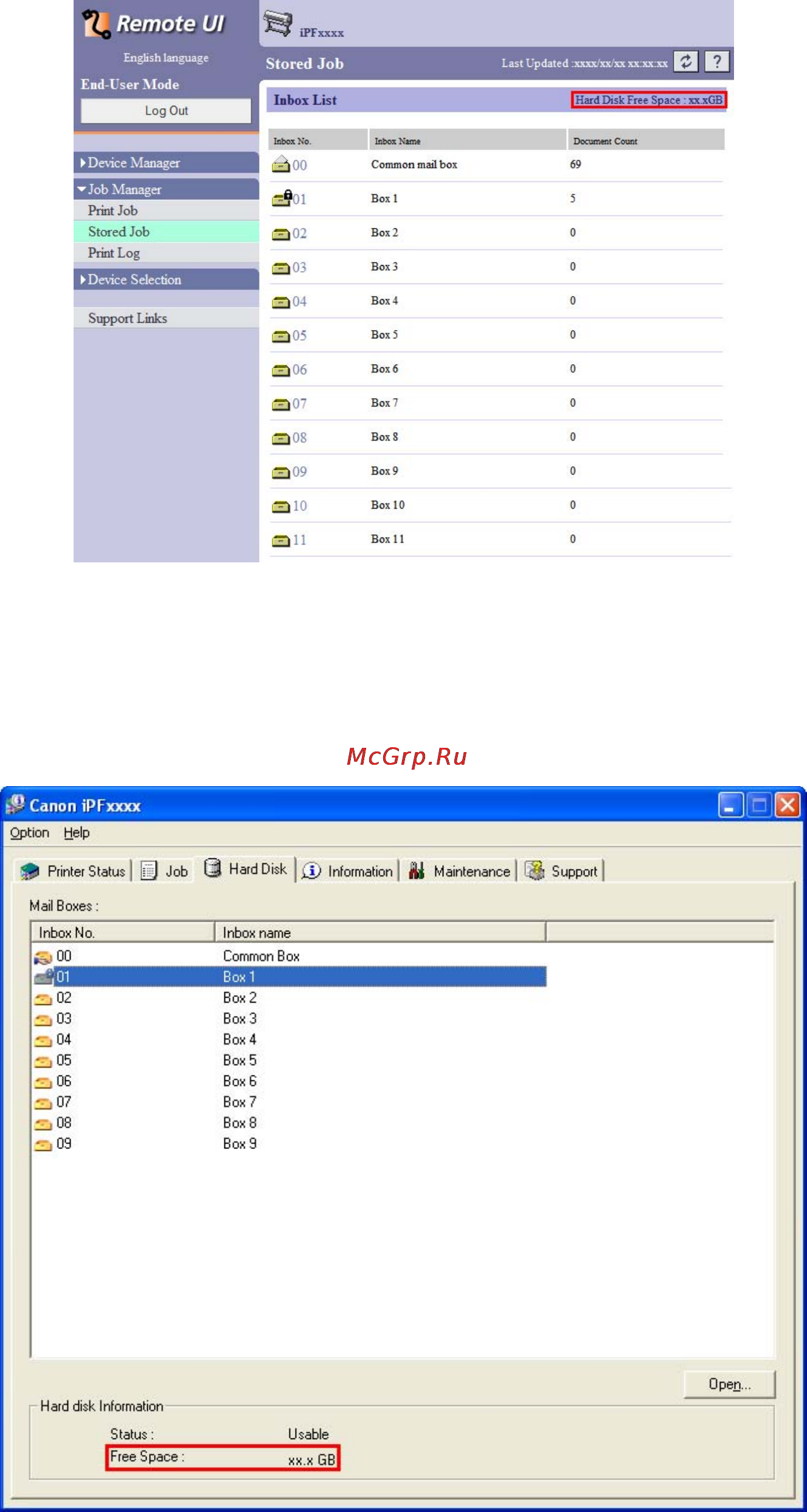 Canon imagePROGRAF iPF810 [564/710] Using remoteui