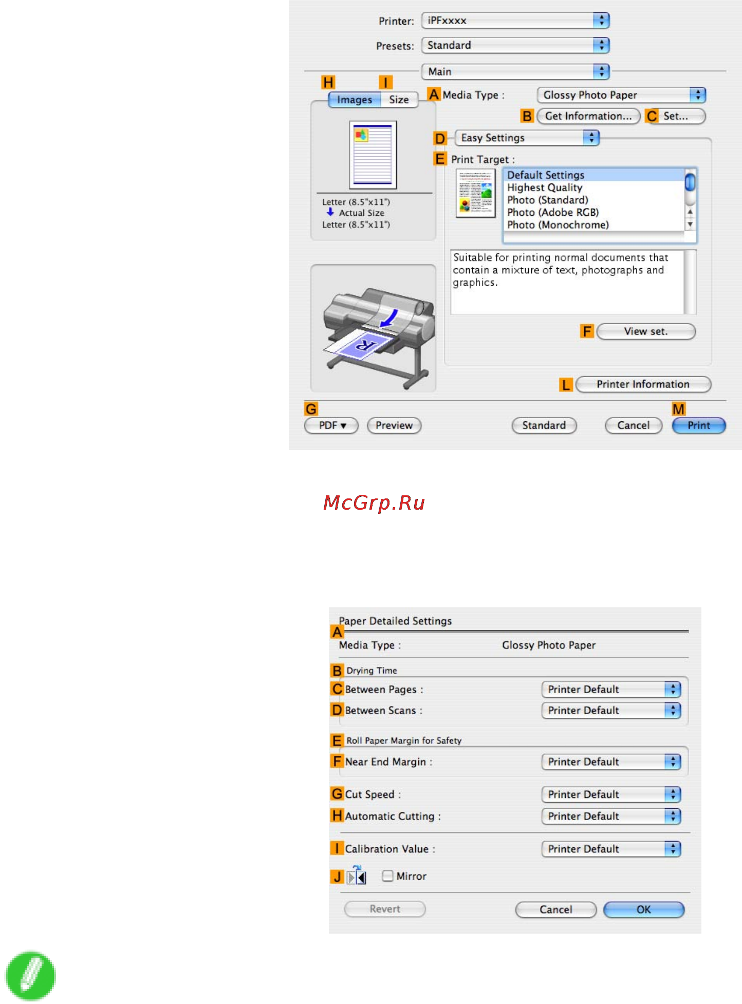 Canon imagePROGRAF iPF6000S [145/730] Mac os x
