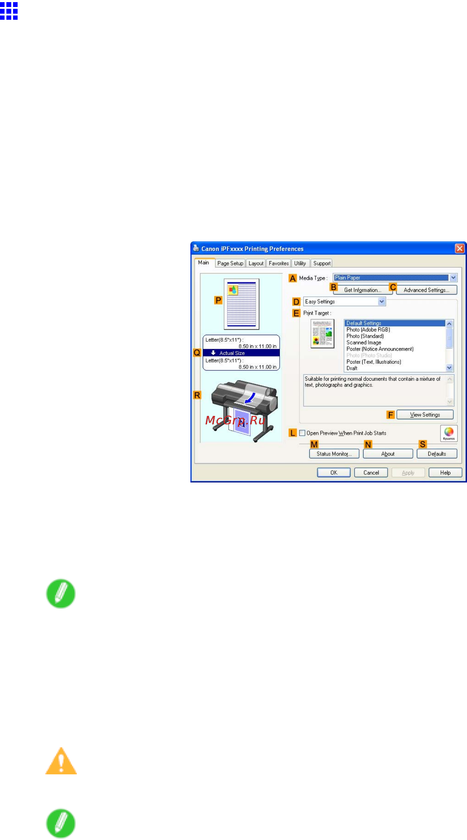 Canon imagePROGRAF iPF6000S [184/730] Printing photos in monochrome windows