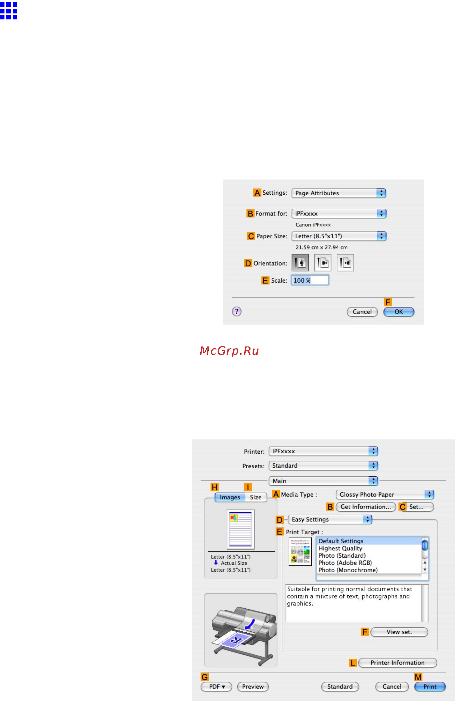 Canon imagePROGRAF iPF6000S [186/730] Printing photos in monochrome mac os x