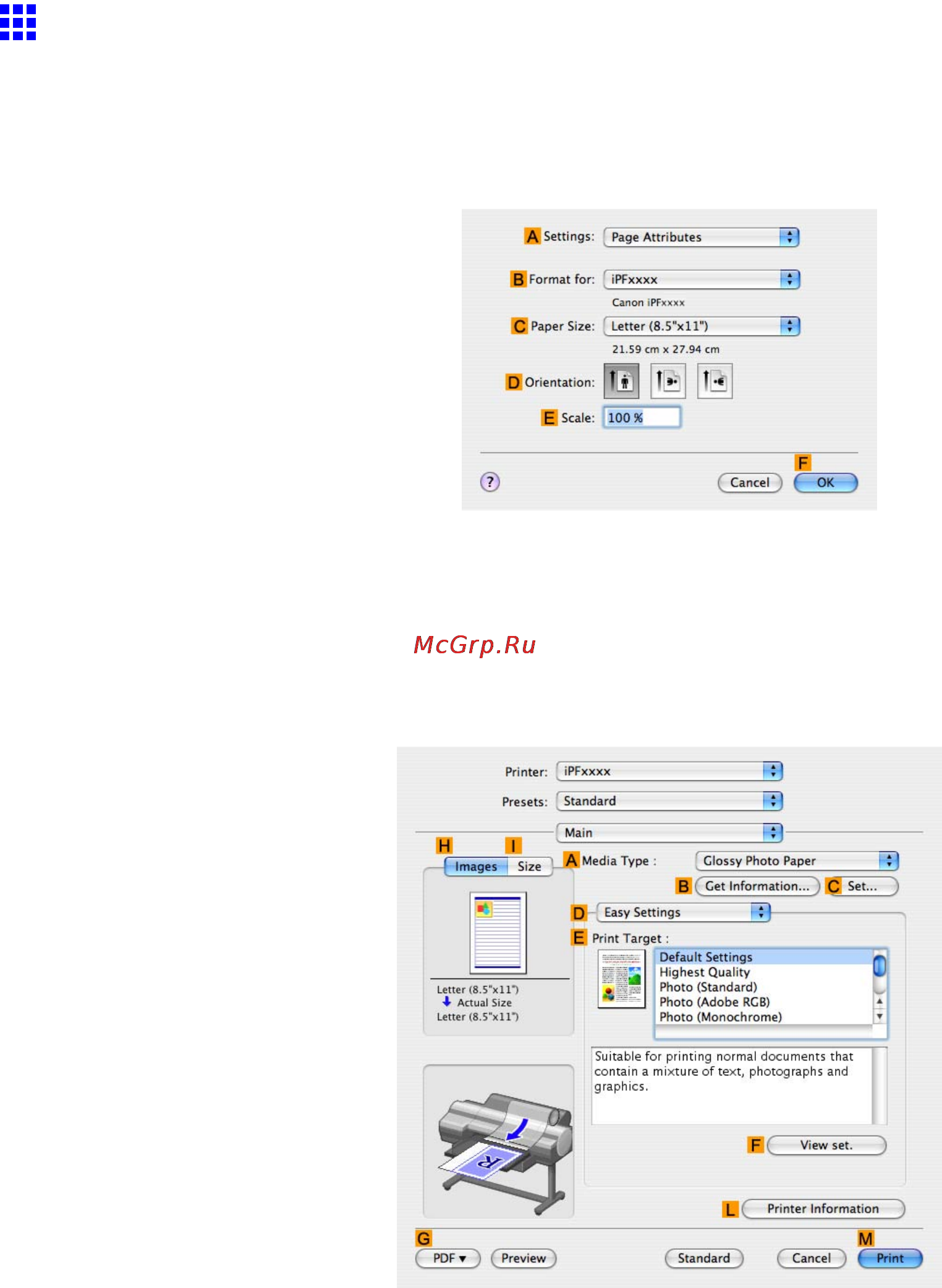 Canon imagePROGRAF iPF6000S [223/730] Fine tuning colors of photos and images mac os x