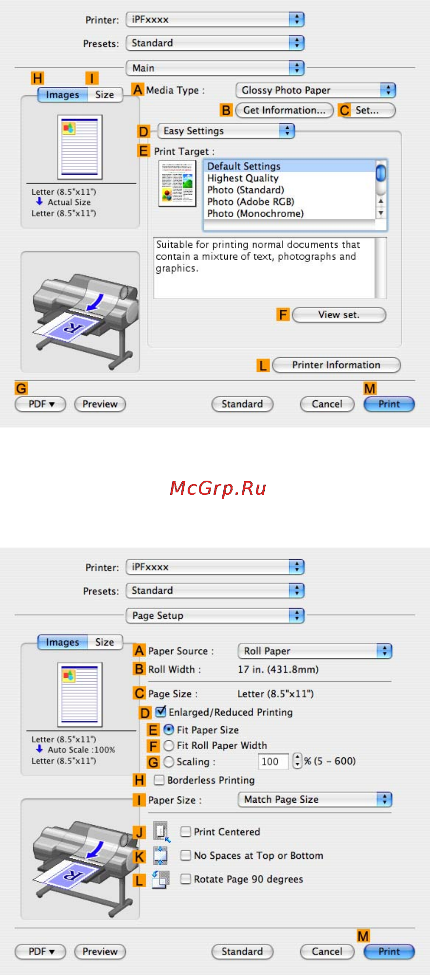 Canon imagePROGRAF iPF6000S [307/730] Print the banner