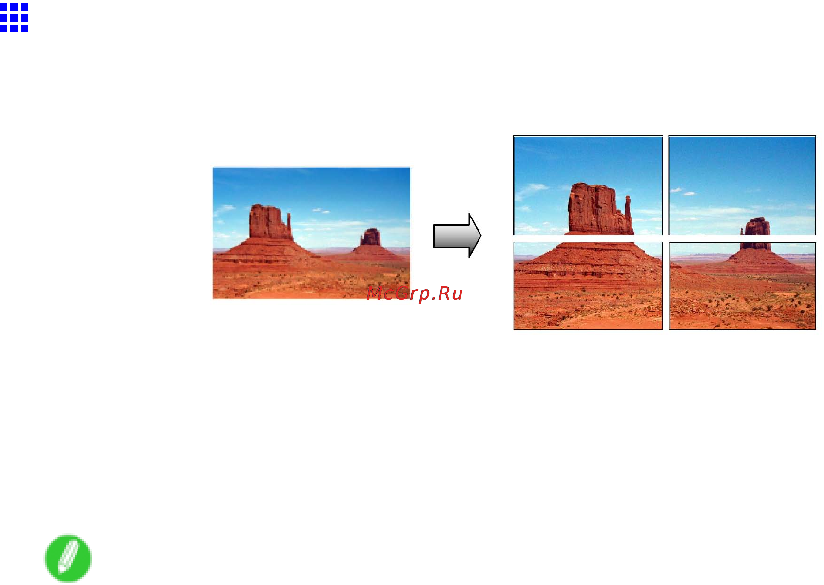 Canon imagePROGRAF iPF6000S [333/730] Printing posters in sections