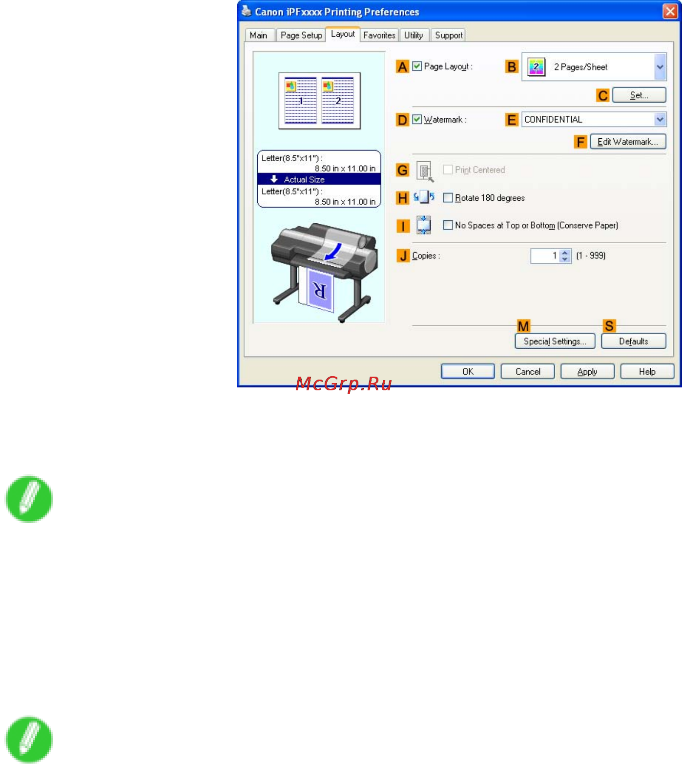 Canon imagePROGRAF iPF6000S Инструкция по эксплуатации онлайн [335/730] 151566