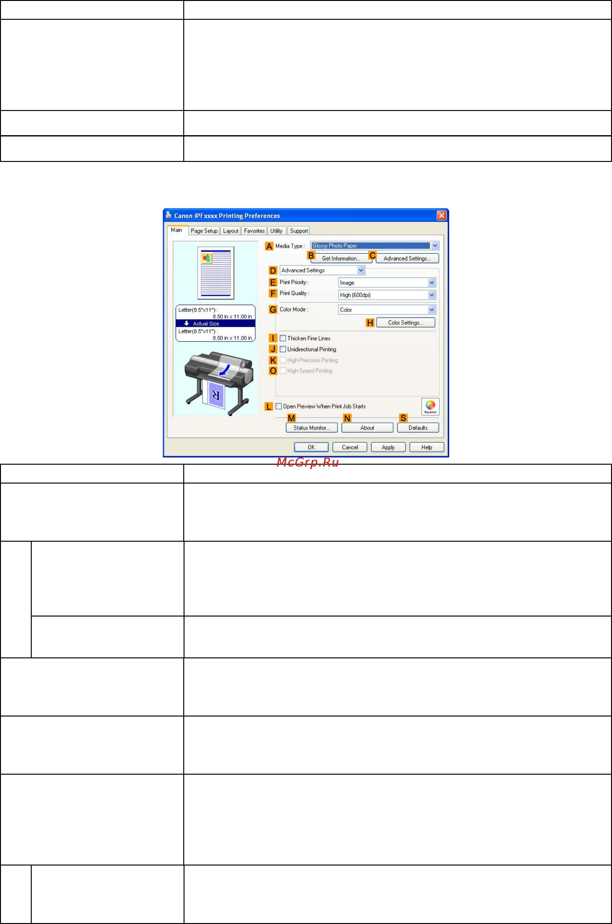 Canon imagePROGRAF iPF6000S [409/730] Con guration using advanced settings