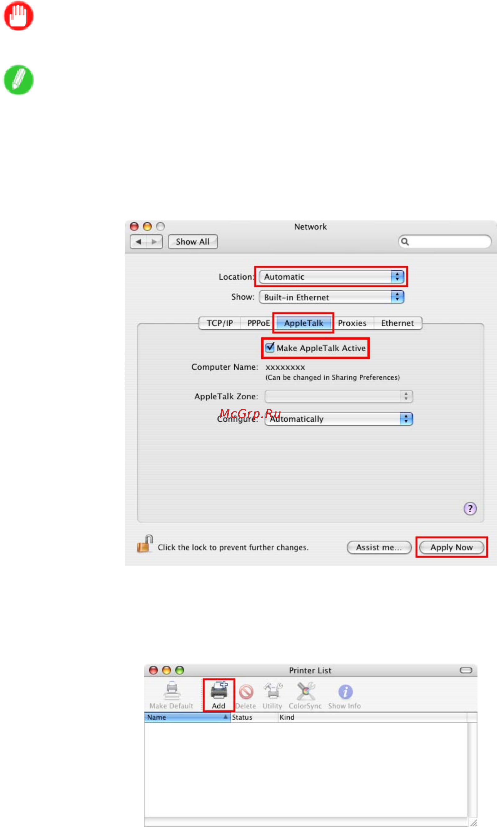 Canon imagePROGRAF iPF6000S [513/730] Con guring the destination mac os x