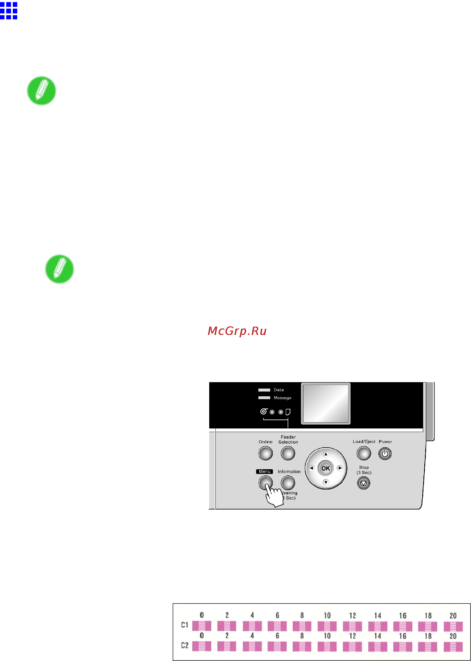 Canon imagePROGRAF iPF6000S [599/730] Adjusting color on the trailing edge of sheets