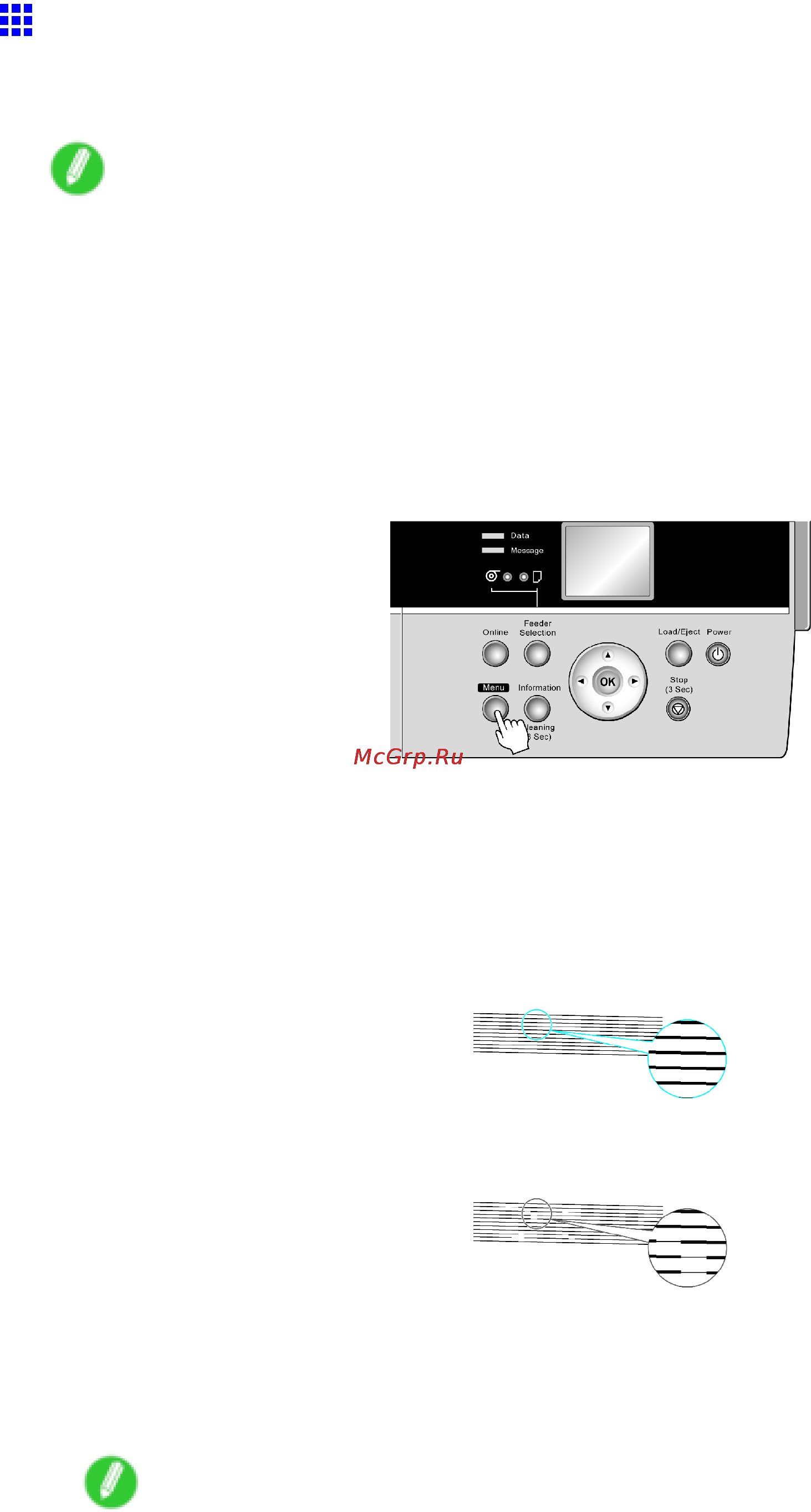 Canon imagePROGRAF iPF6000S [638/730] Checking for nozzle clogging