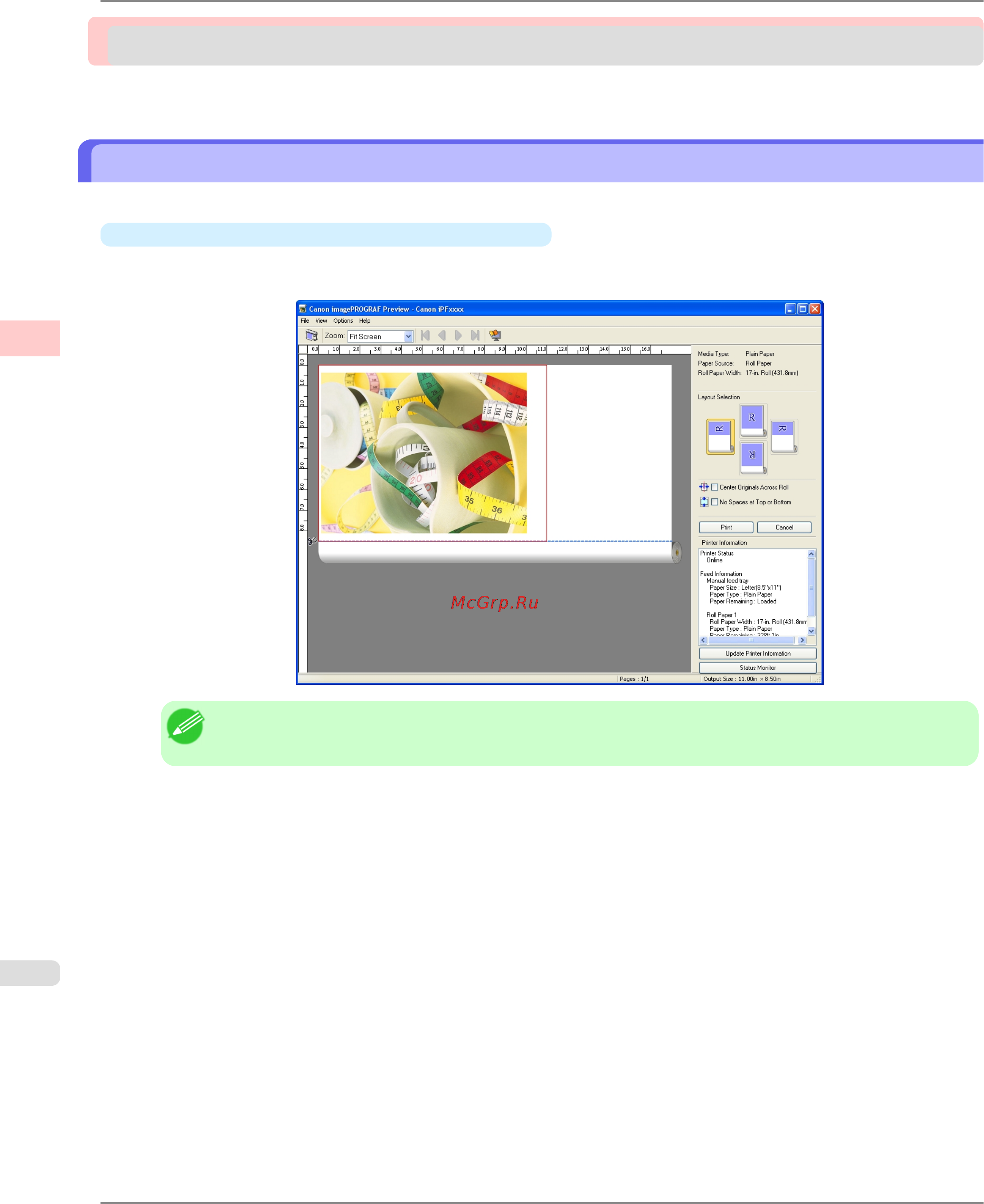 Canon imagePROGRAF iPF6300 [202/1126] Checking images before printing
