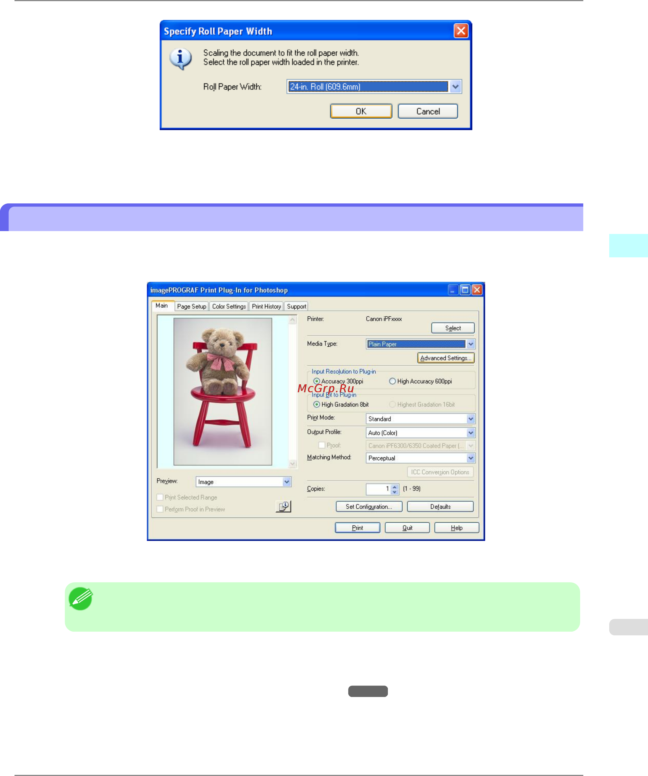 Canon imagePROGRAF iPF6300 [375/1126] Customize media settings