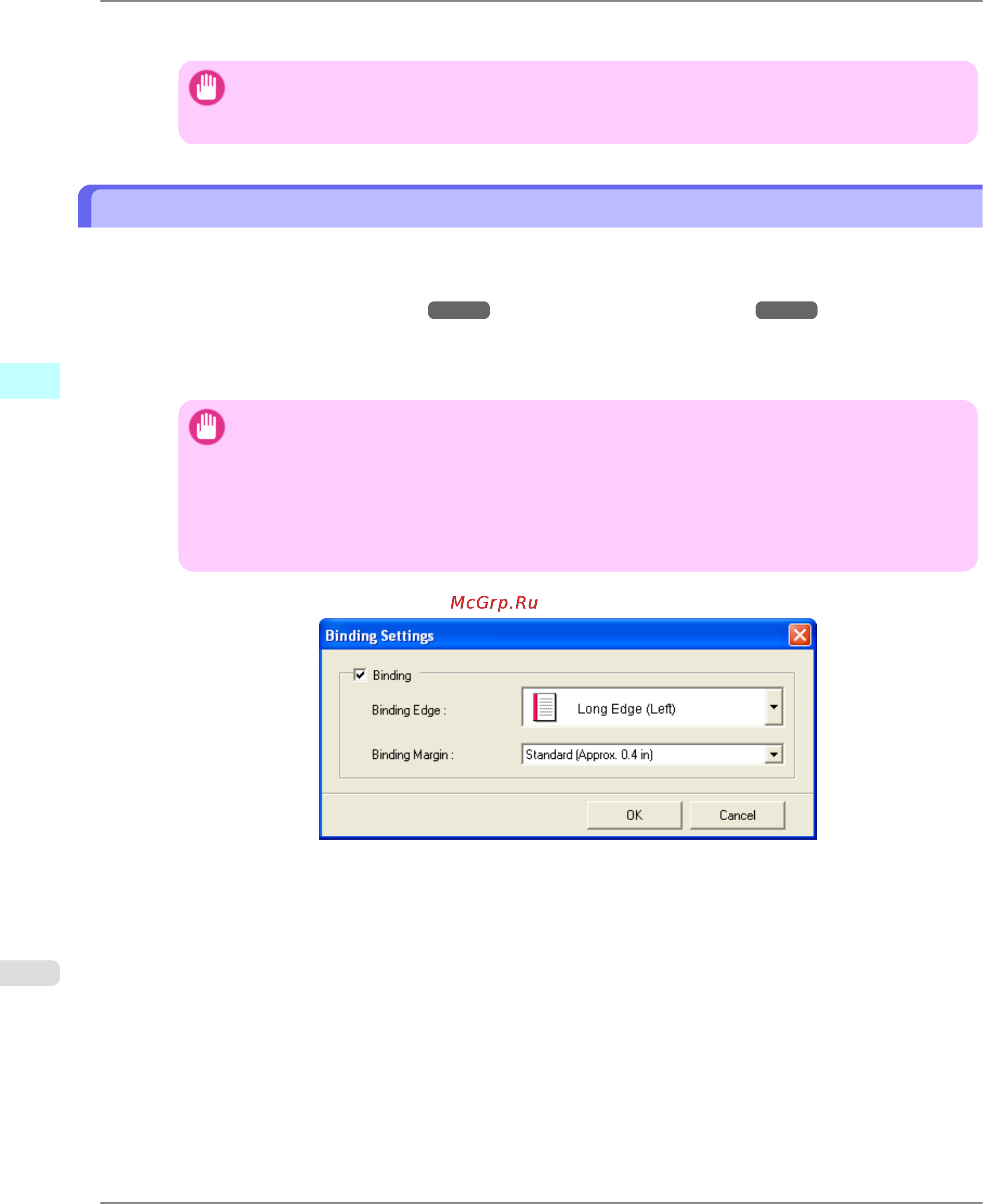 Canon imagePROGRAF iPF6300 [440/1126] Configuring binding excel