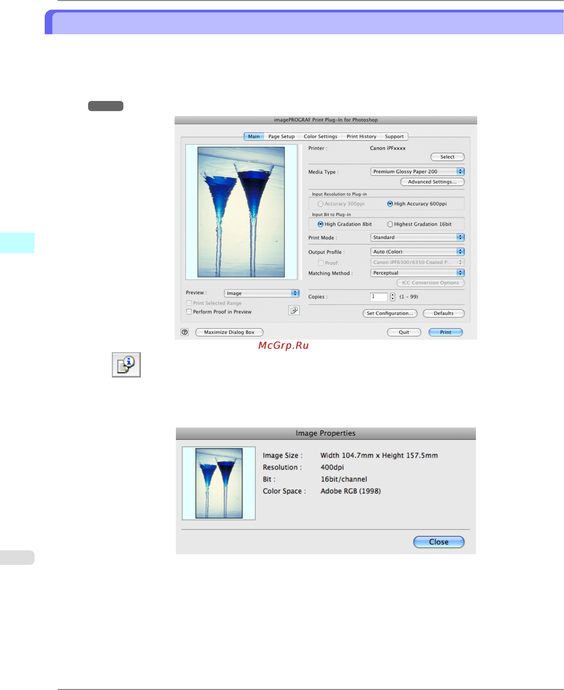 Canon imagePROGRAF iPF6300 [666/1126] Print high quality adobe rgb16bit images